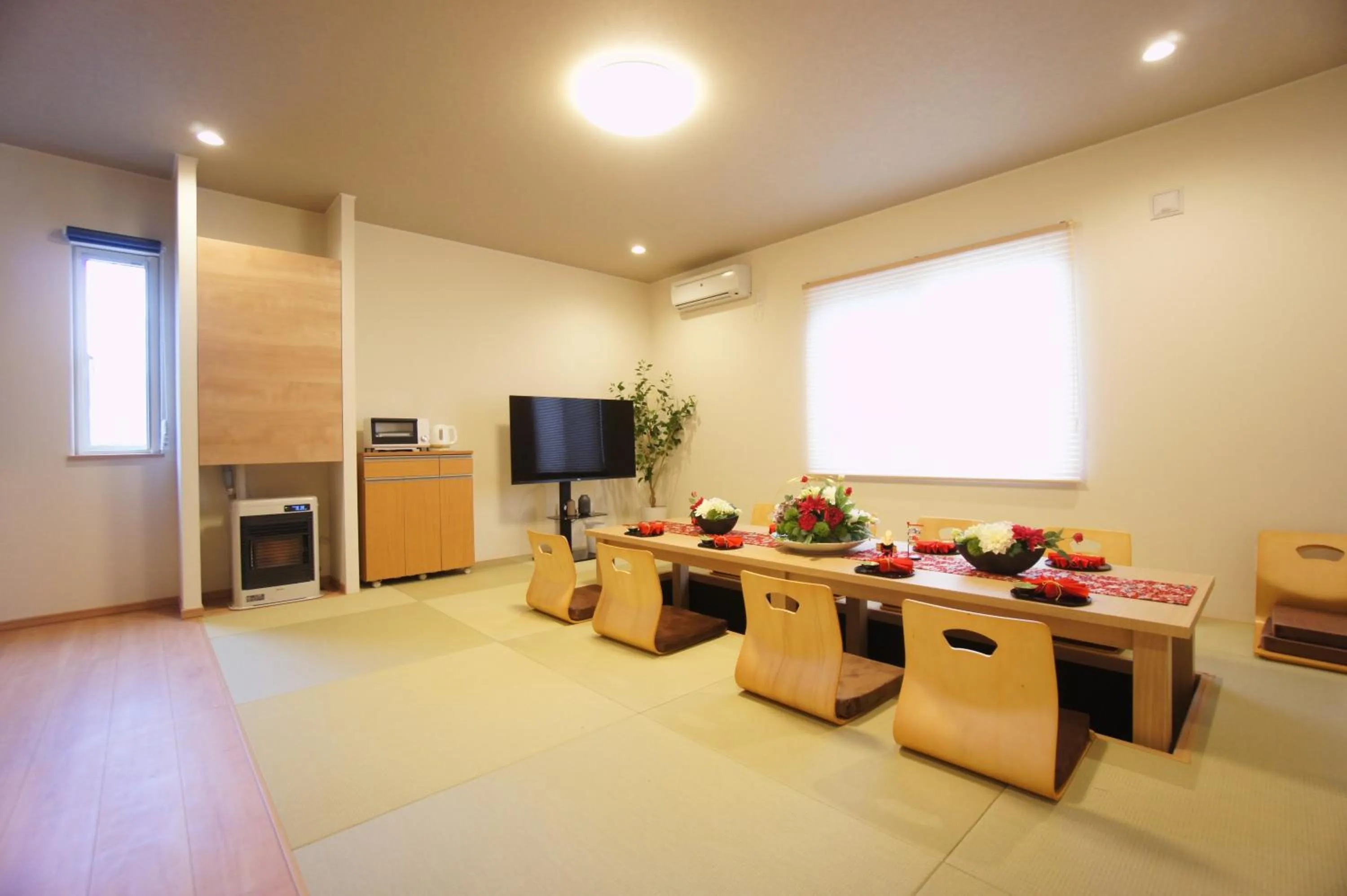 Living room in SAKURA Jozankei ZEN
