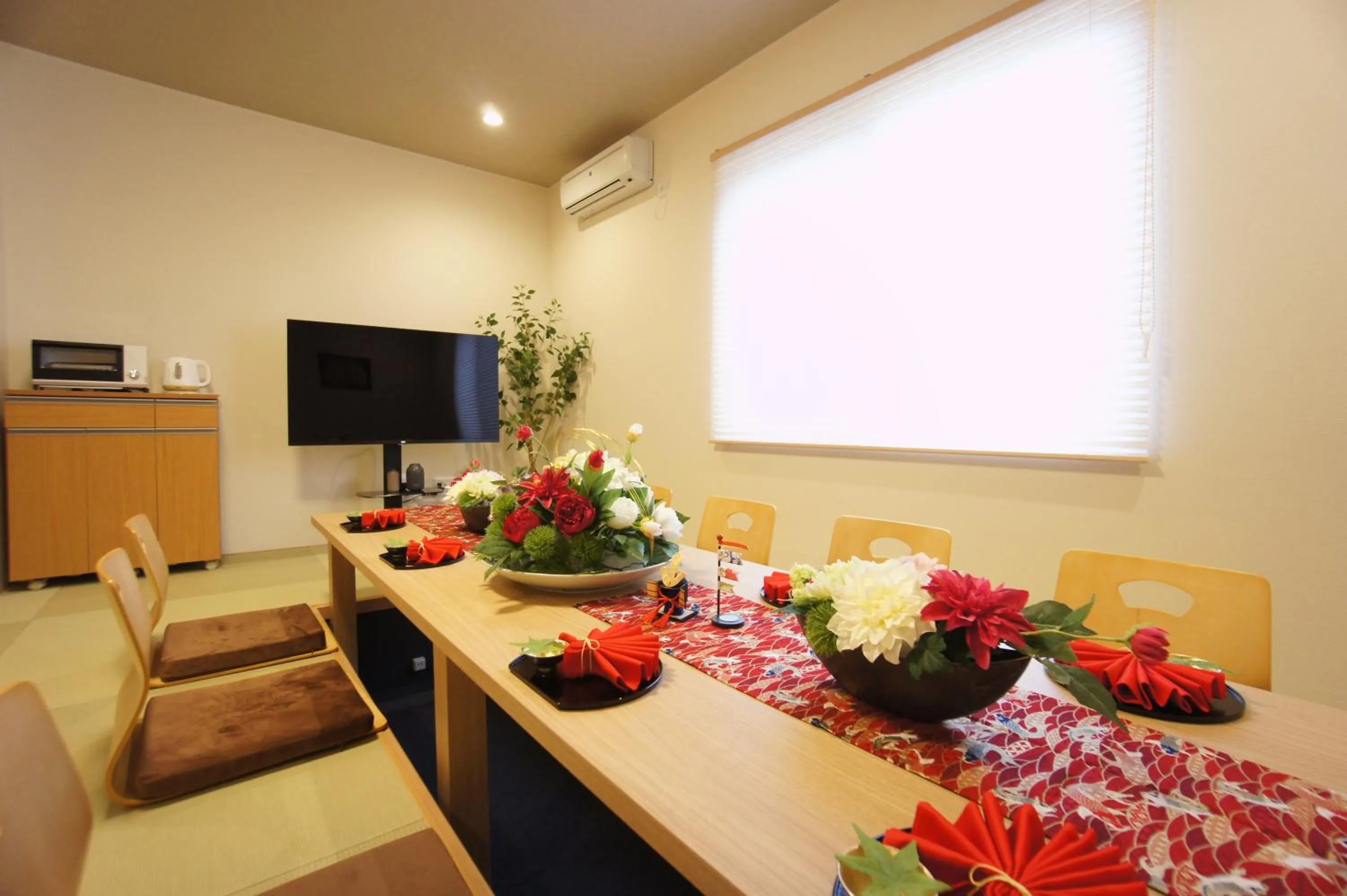 Living room in SAKURA Jozankei ZEN