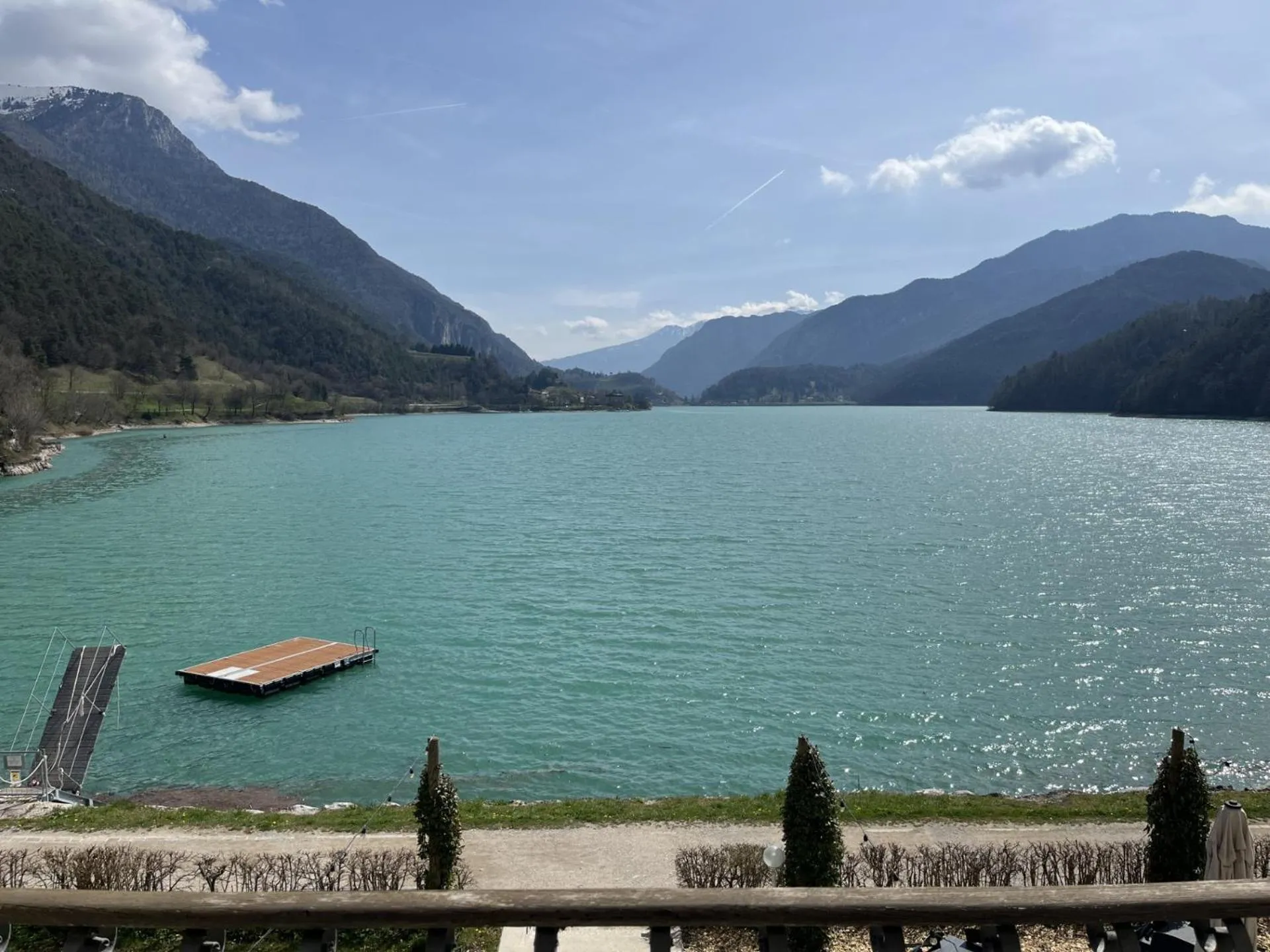 Lake view in Hotel Lido