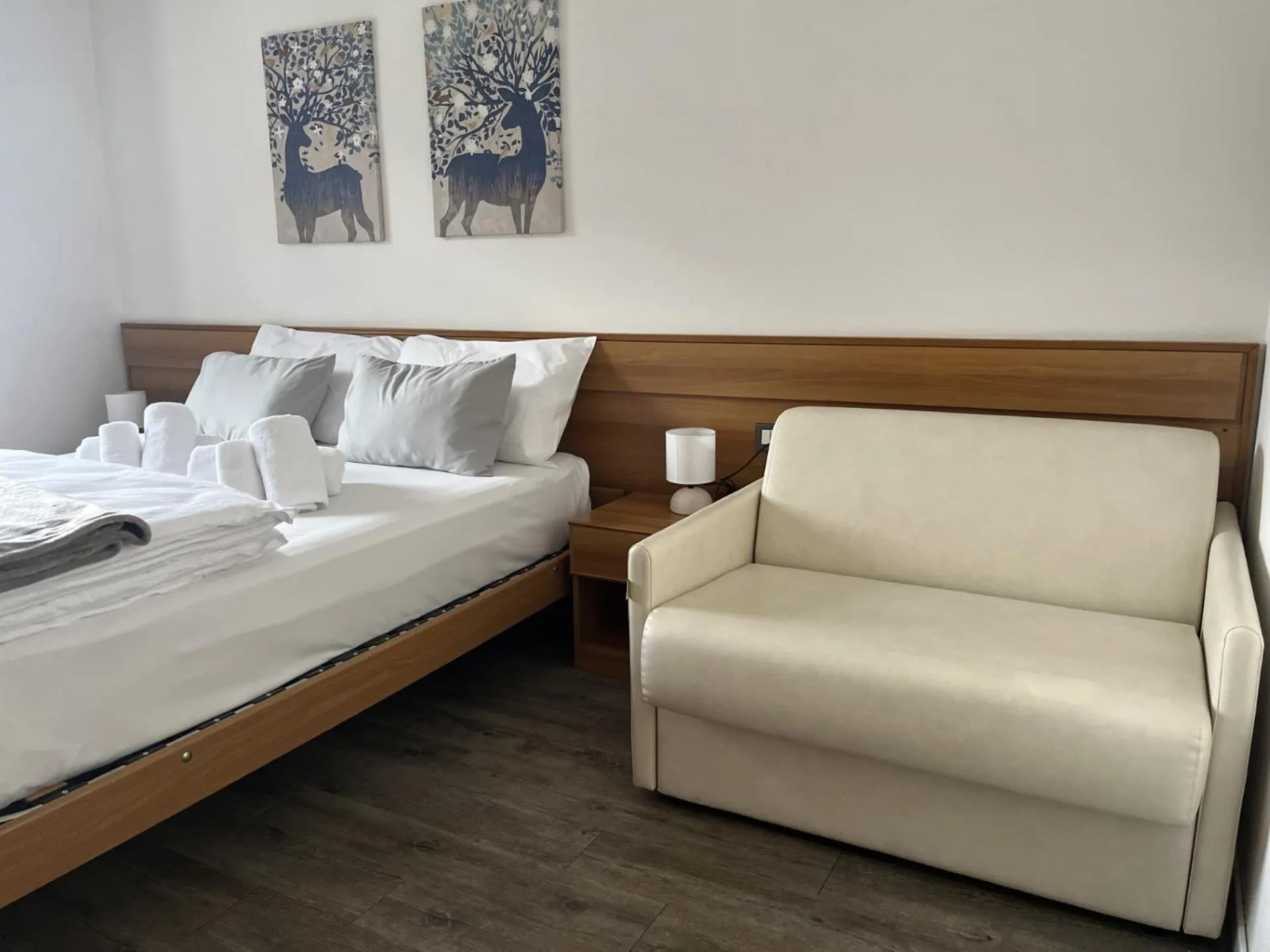 Bed in Hotel Lido