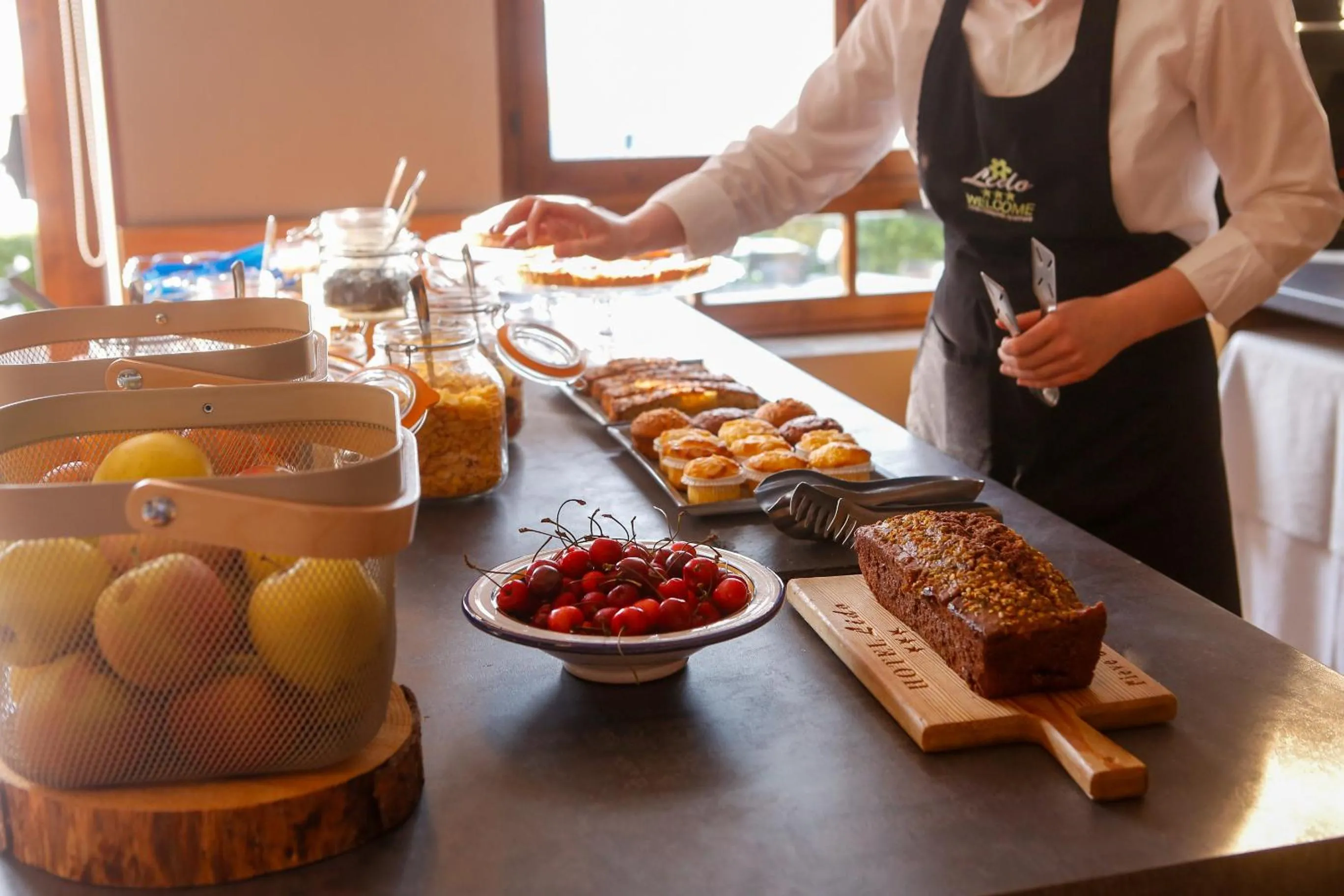 Buffet breakfast in Hotel Lido