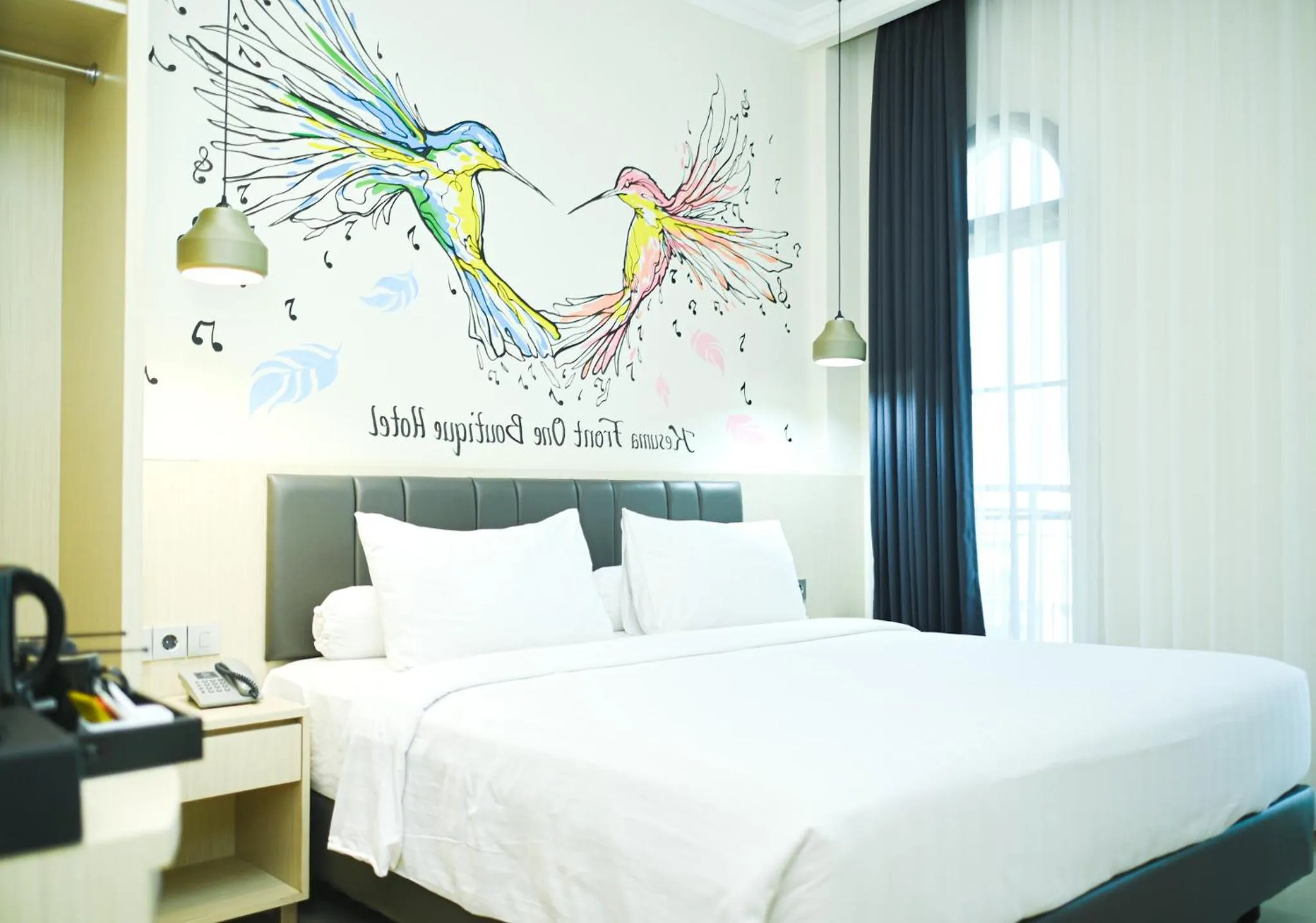 Bedroom, Bed in Kesuma Front One Boutique Palembang