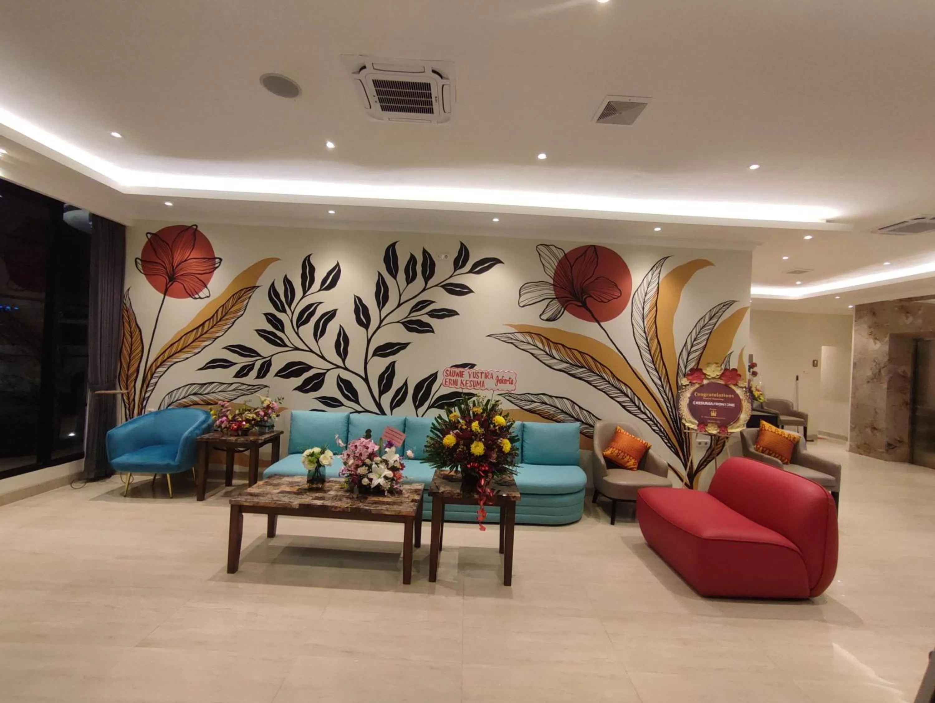 Lobby or reception in Kesuma Front One Boutique Palembang