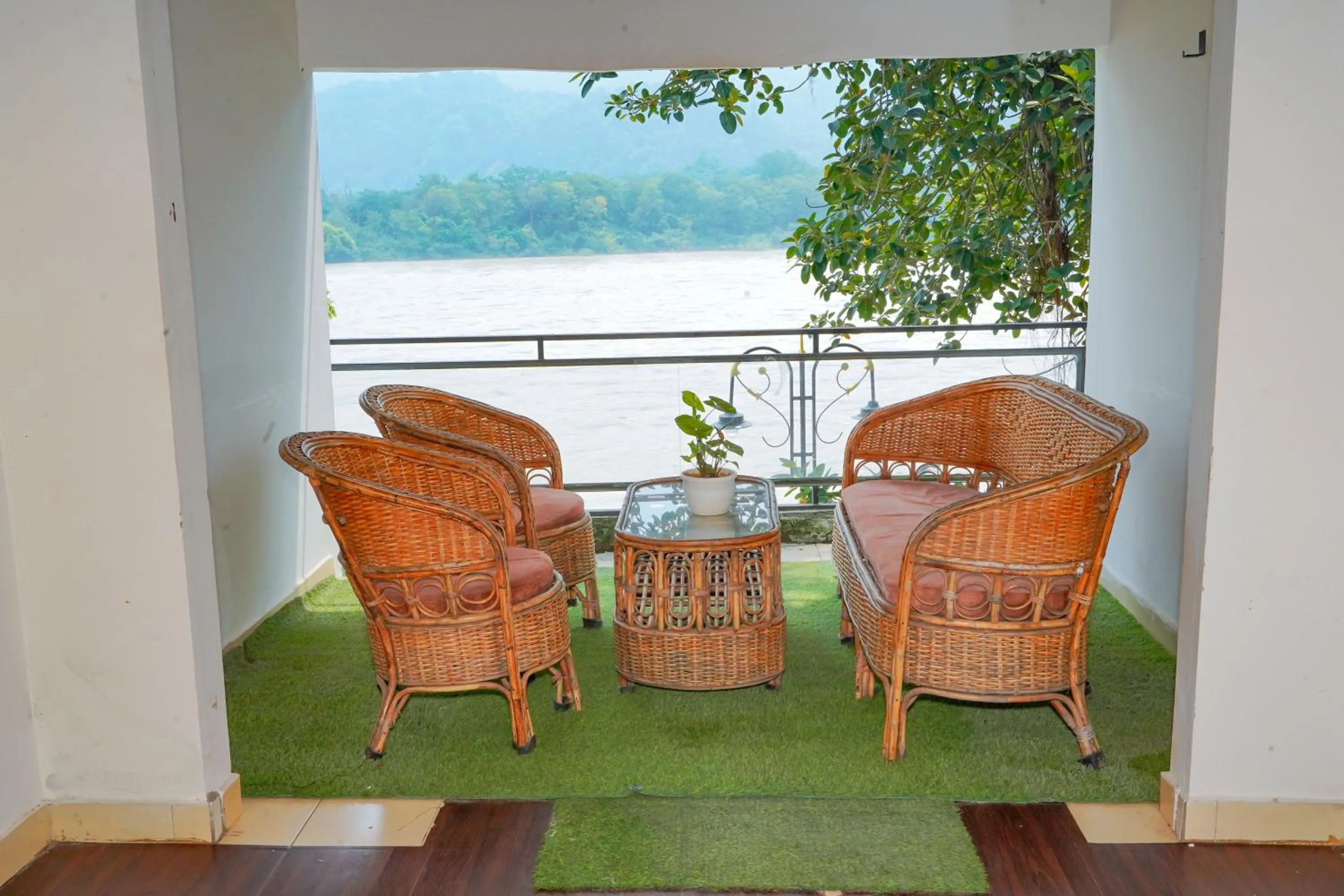 Patio in The Naga Rishikesh