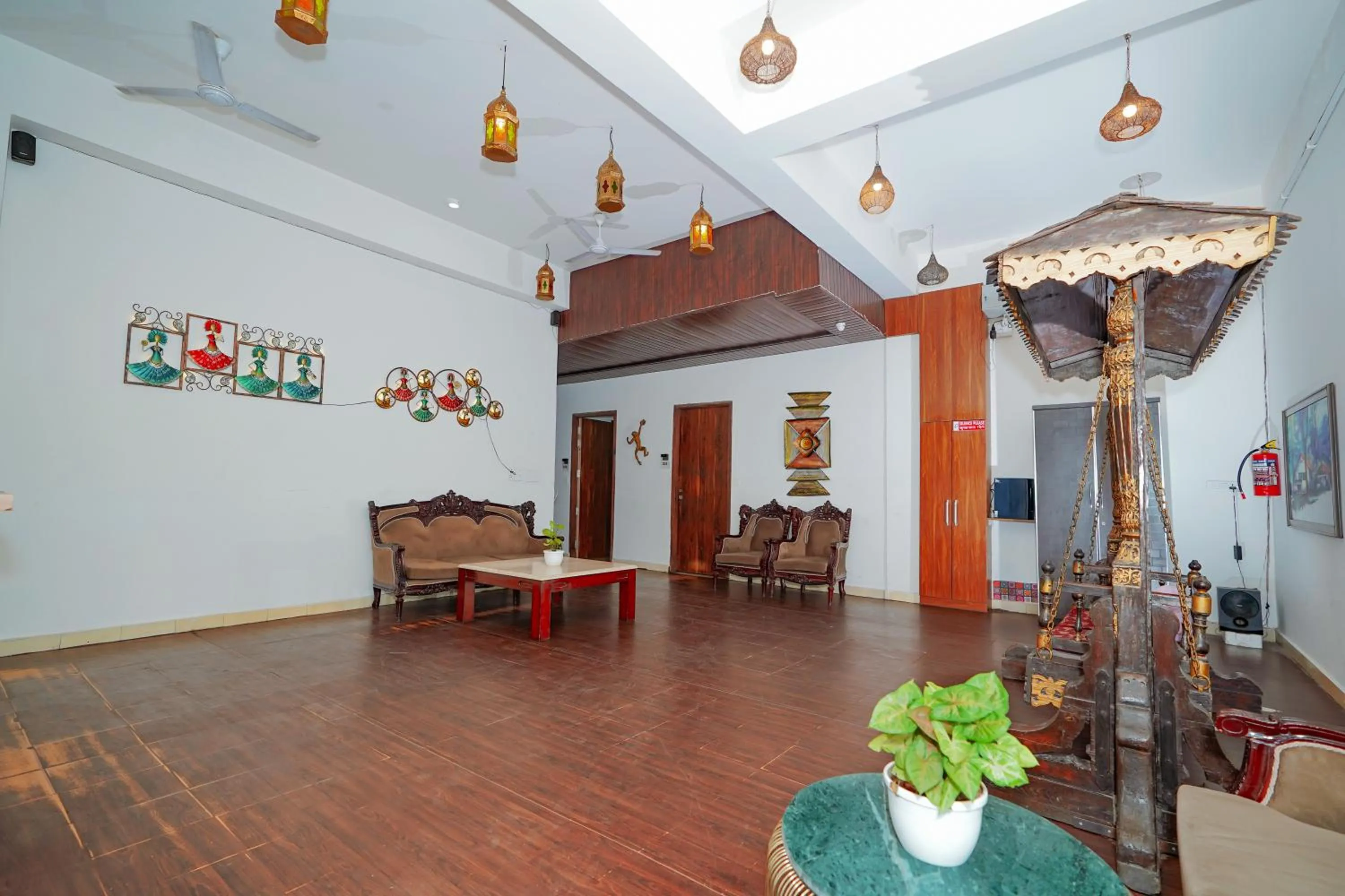 Living room in The Naga Rishikesh