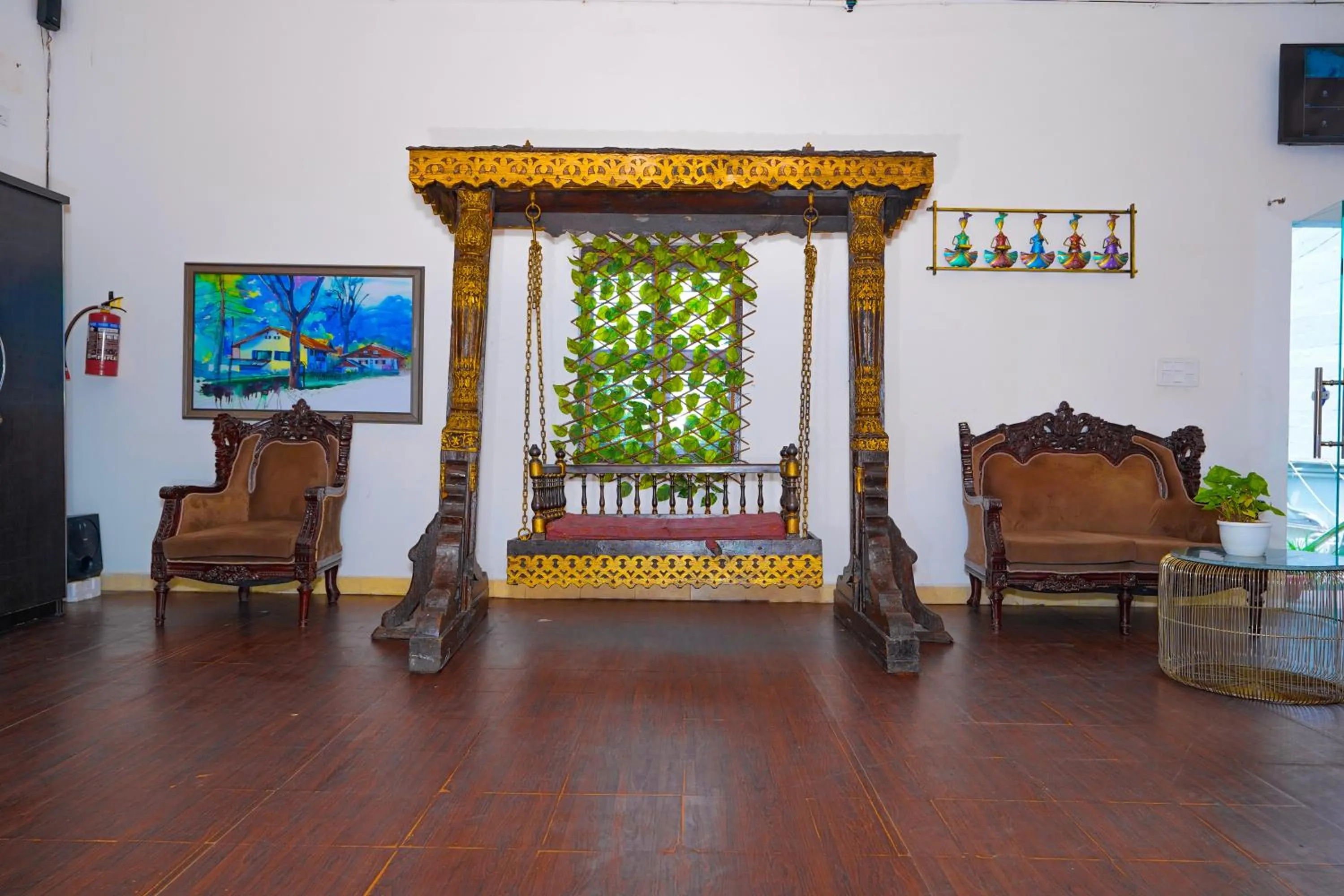 Living room in The Naga Rishikesh