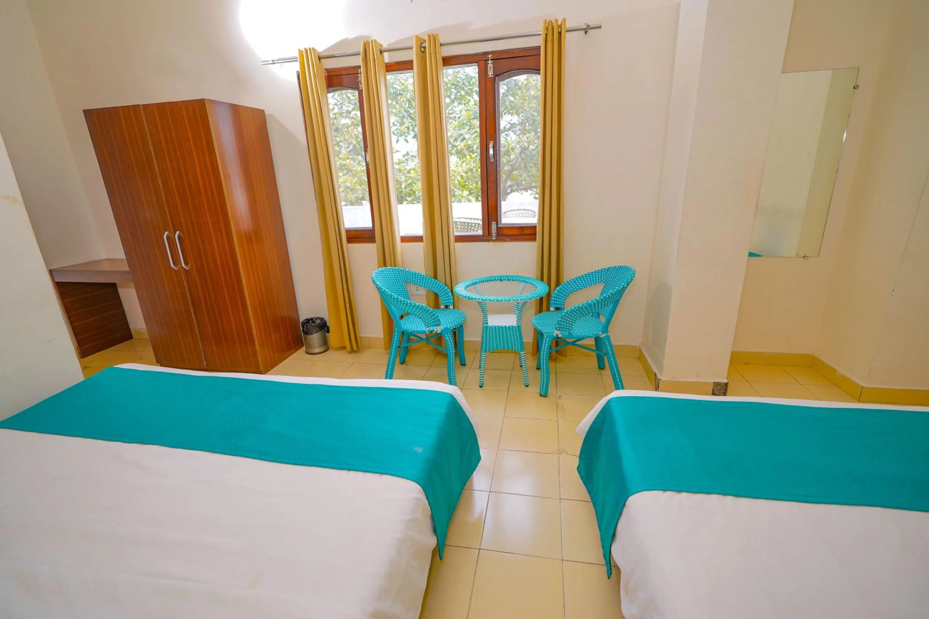 Mountain view, Bed in The Naga Rishikesh