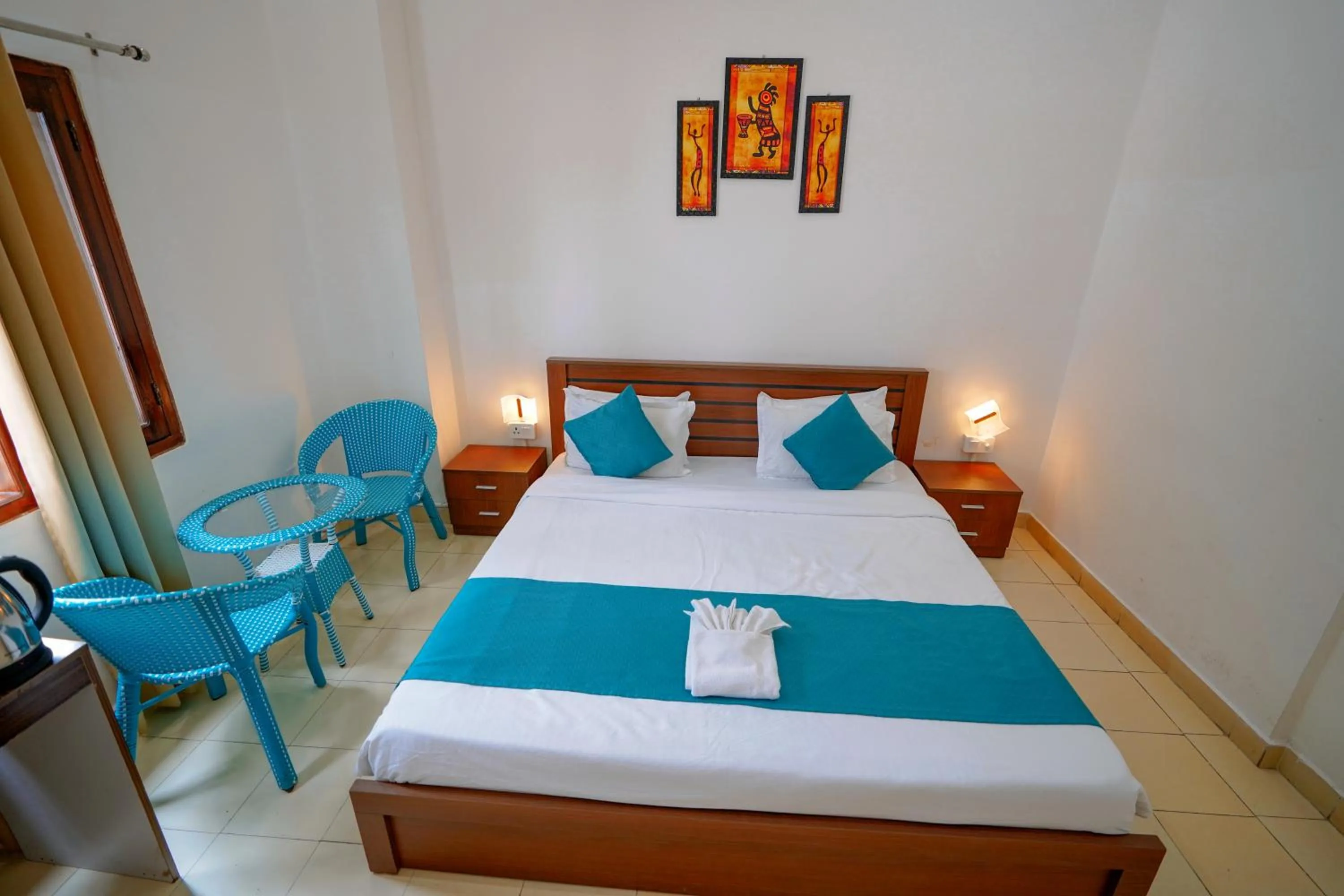 Bed in The Naga Rishikesh