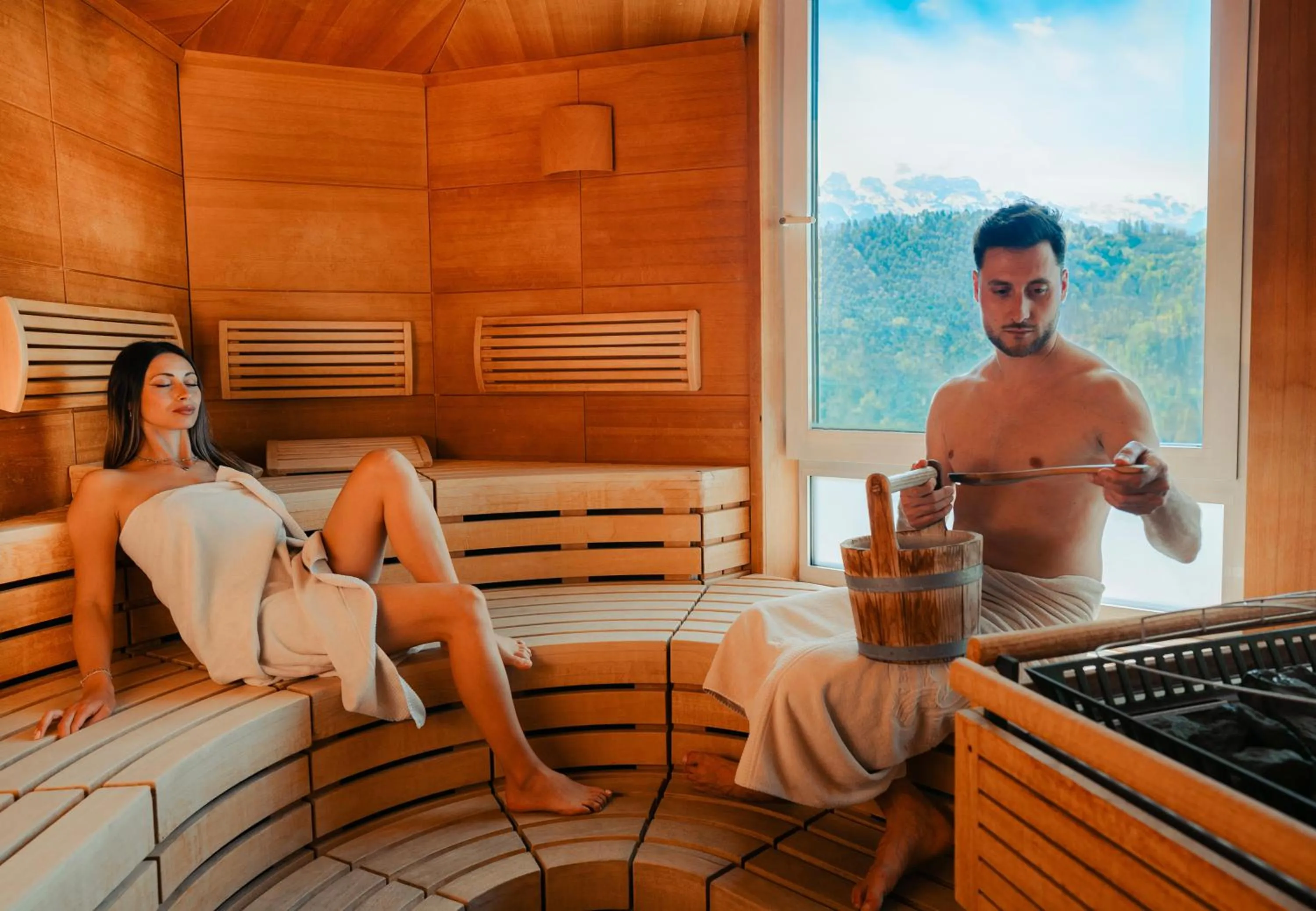 People in Parc Hotel Du Lac