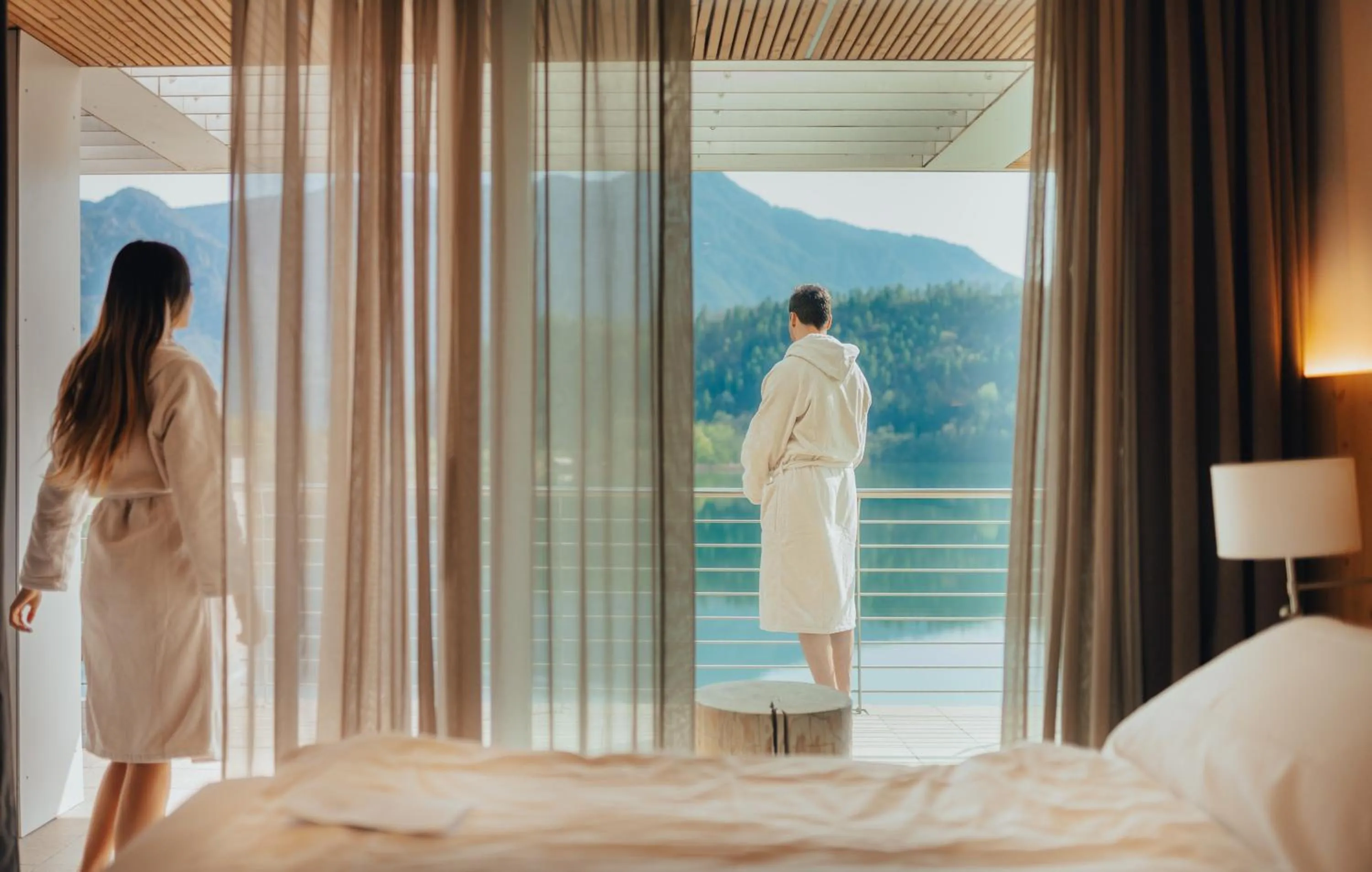 Bed in Parc Hotel Du Lac