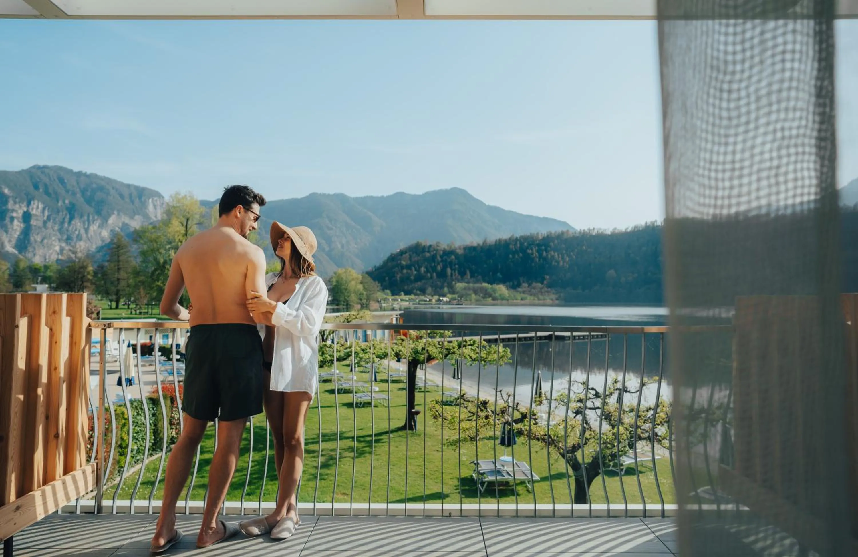 Lake view in Parc Hotel Du Lac