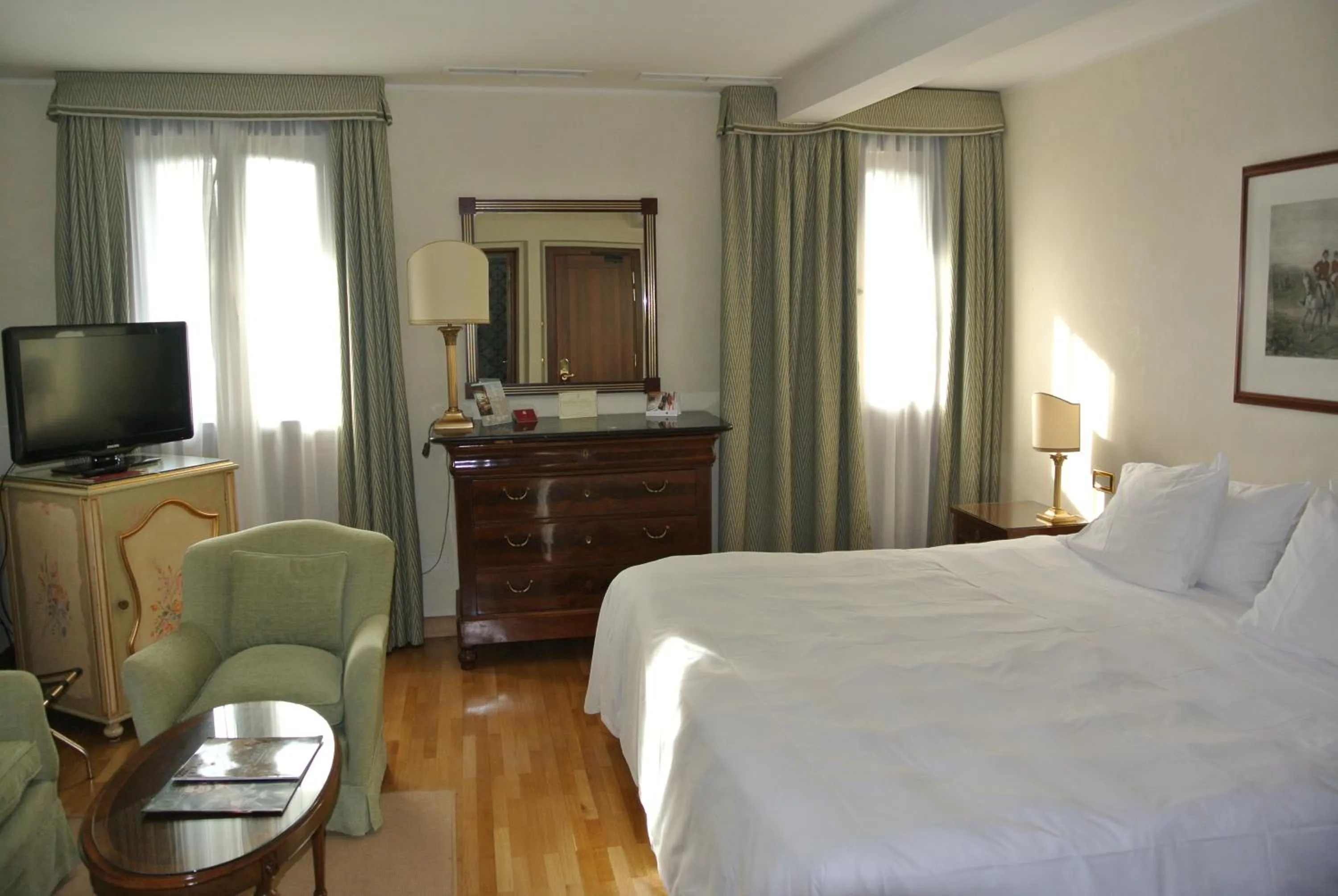 Bed in Hotel Villa Cipriani