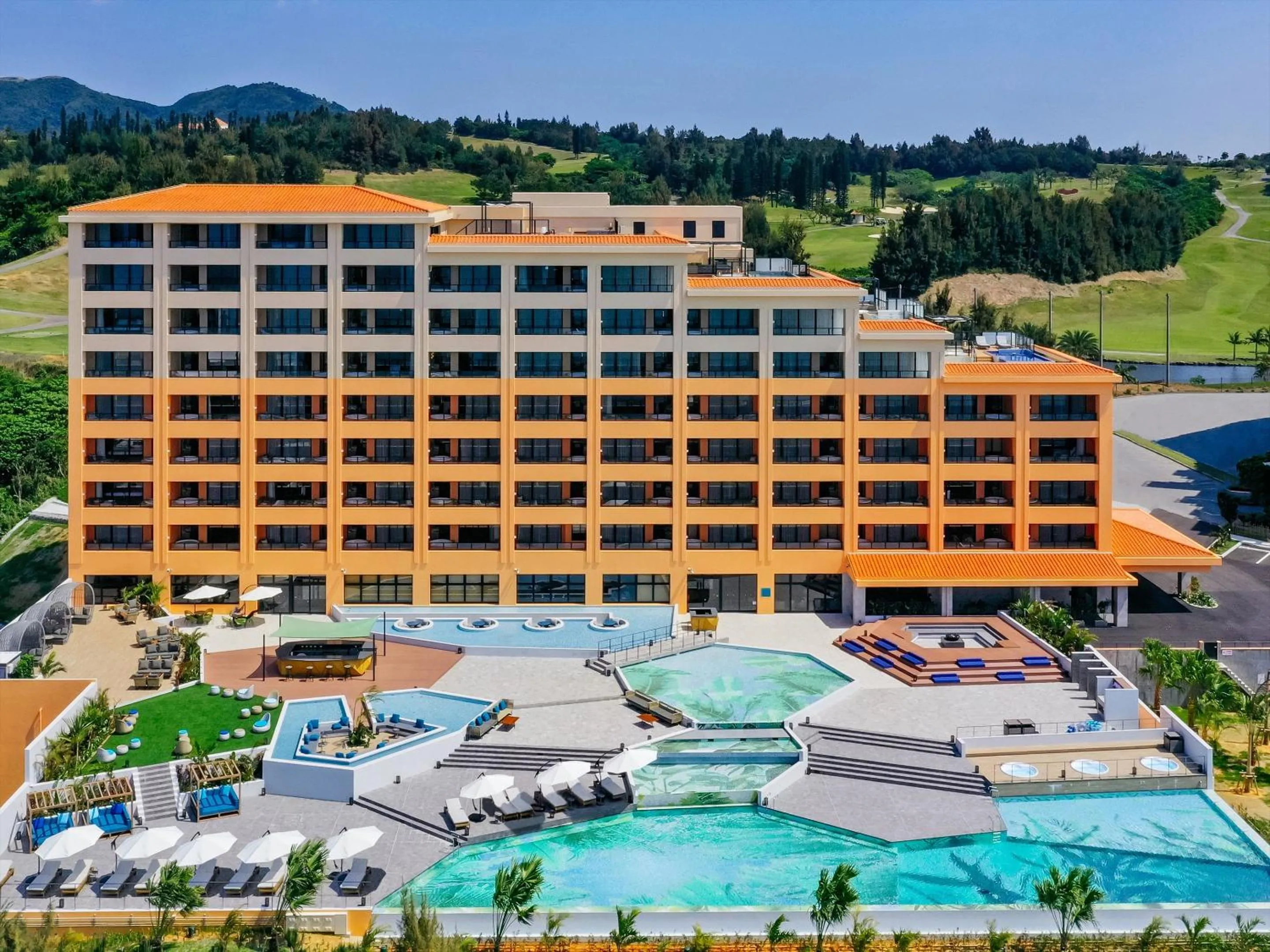 Property building in AQUASENSE Hotel & Resort