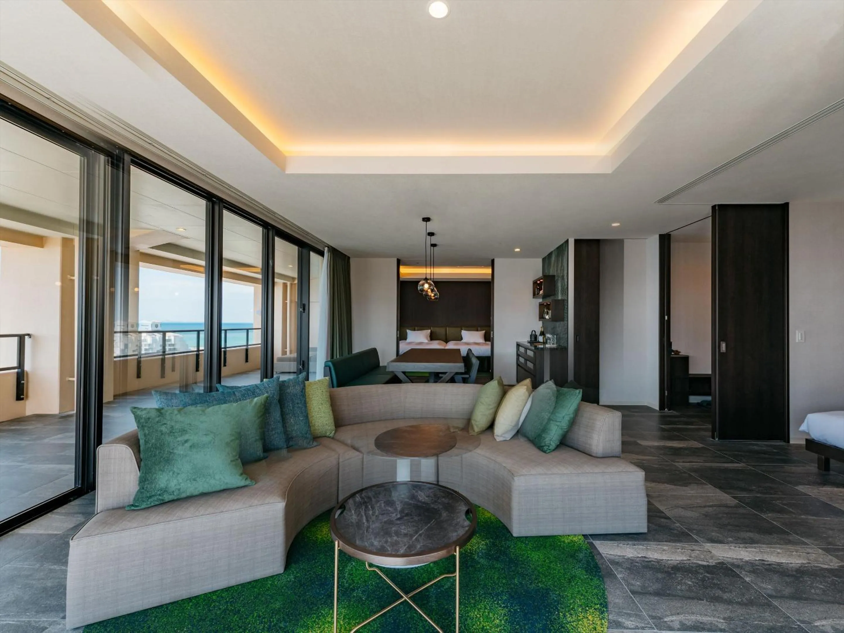 Living room in AQUASENSE Hotel & Resort