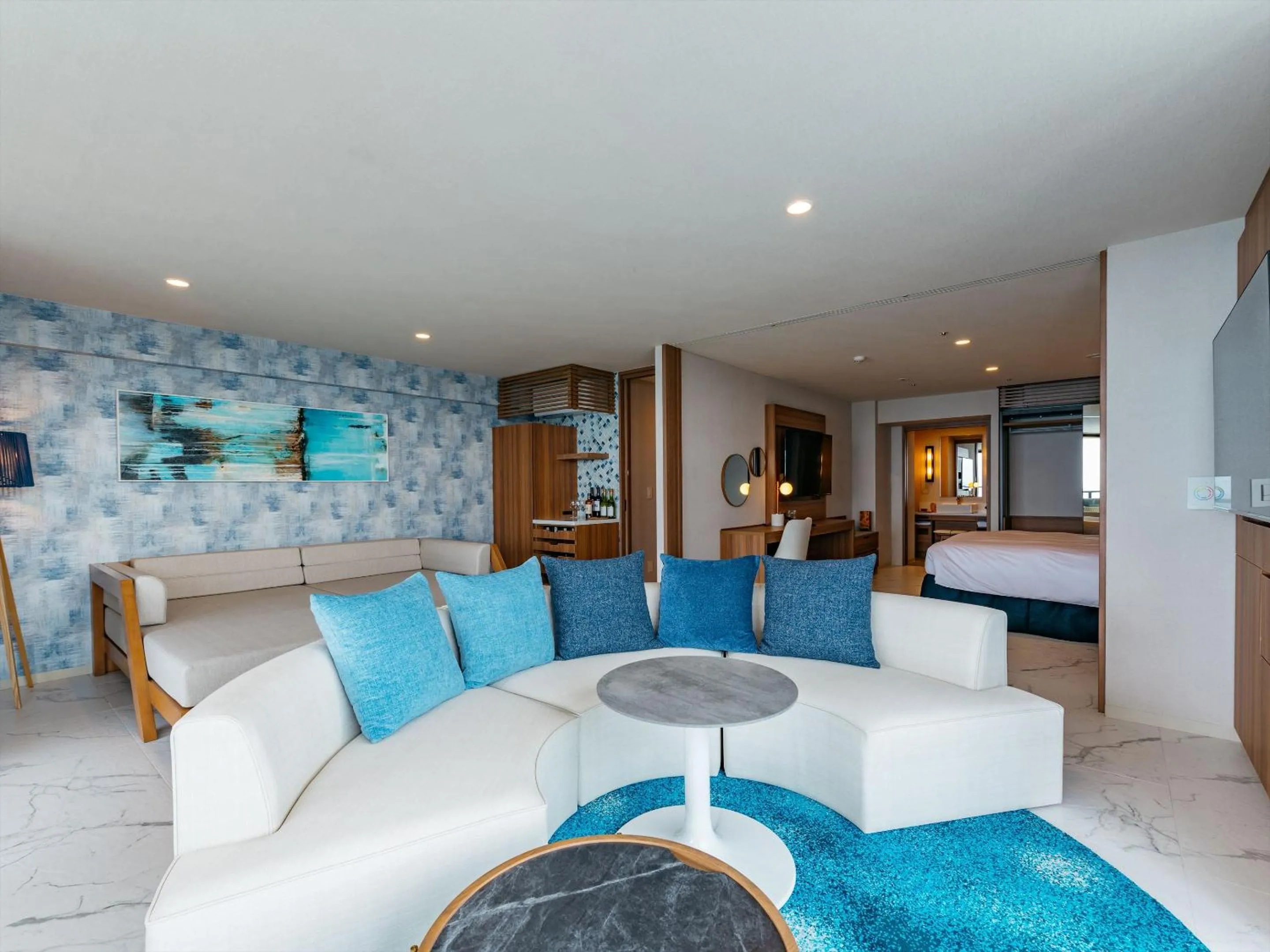 Living room in AQUASENSE Hotel & Resort