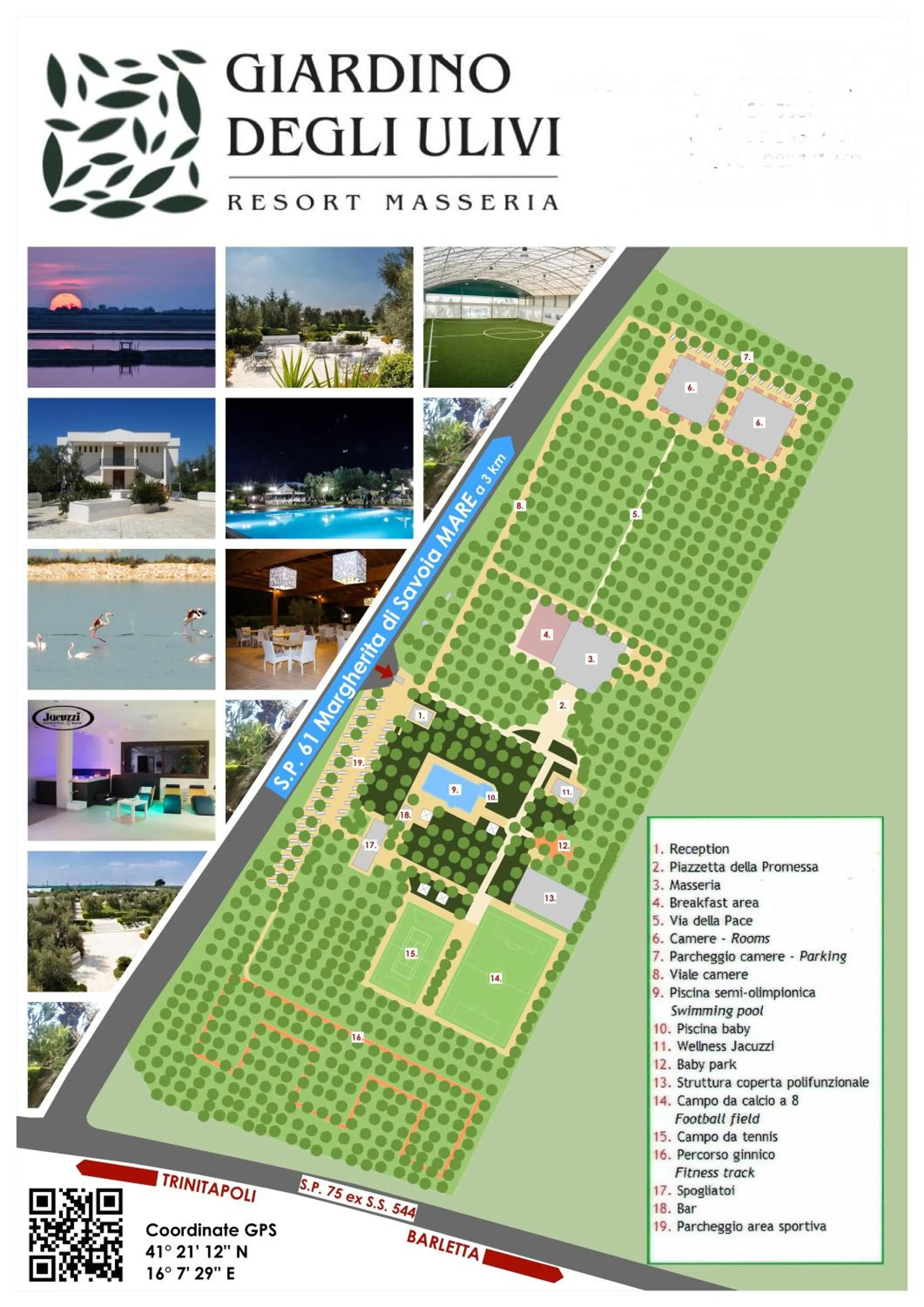 Floor plan in Giardino Degli Ulivi Resort Masseria
