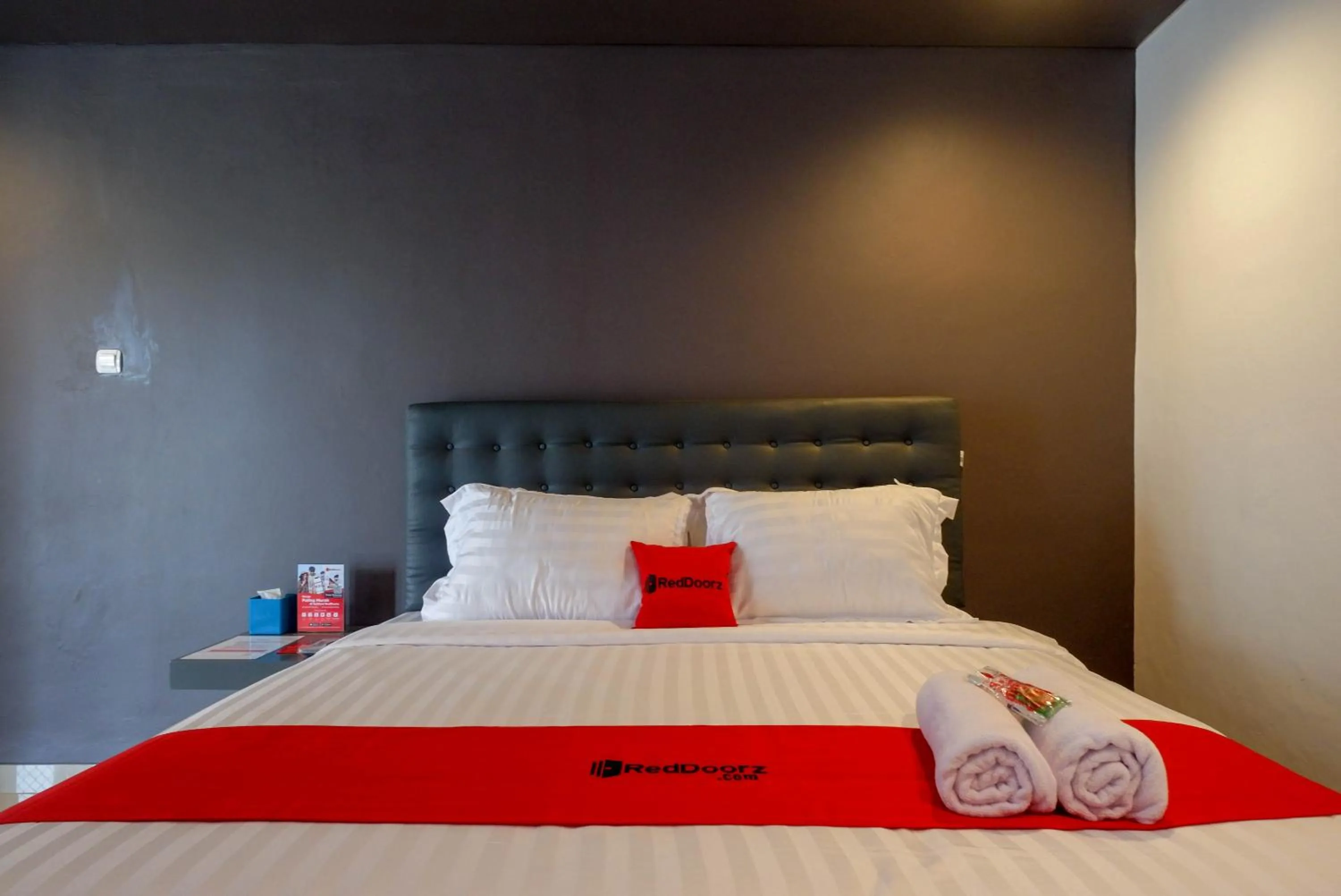 Bed in RedDoorz near Bukitsari Semarang