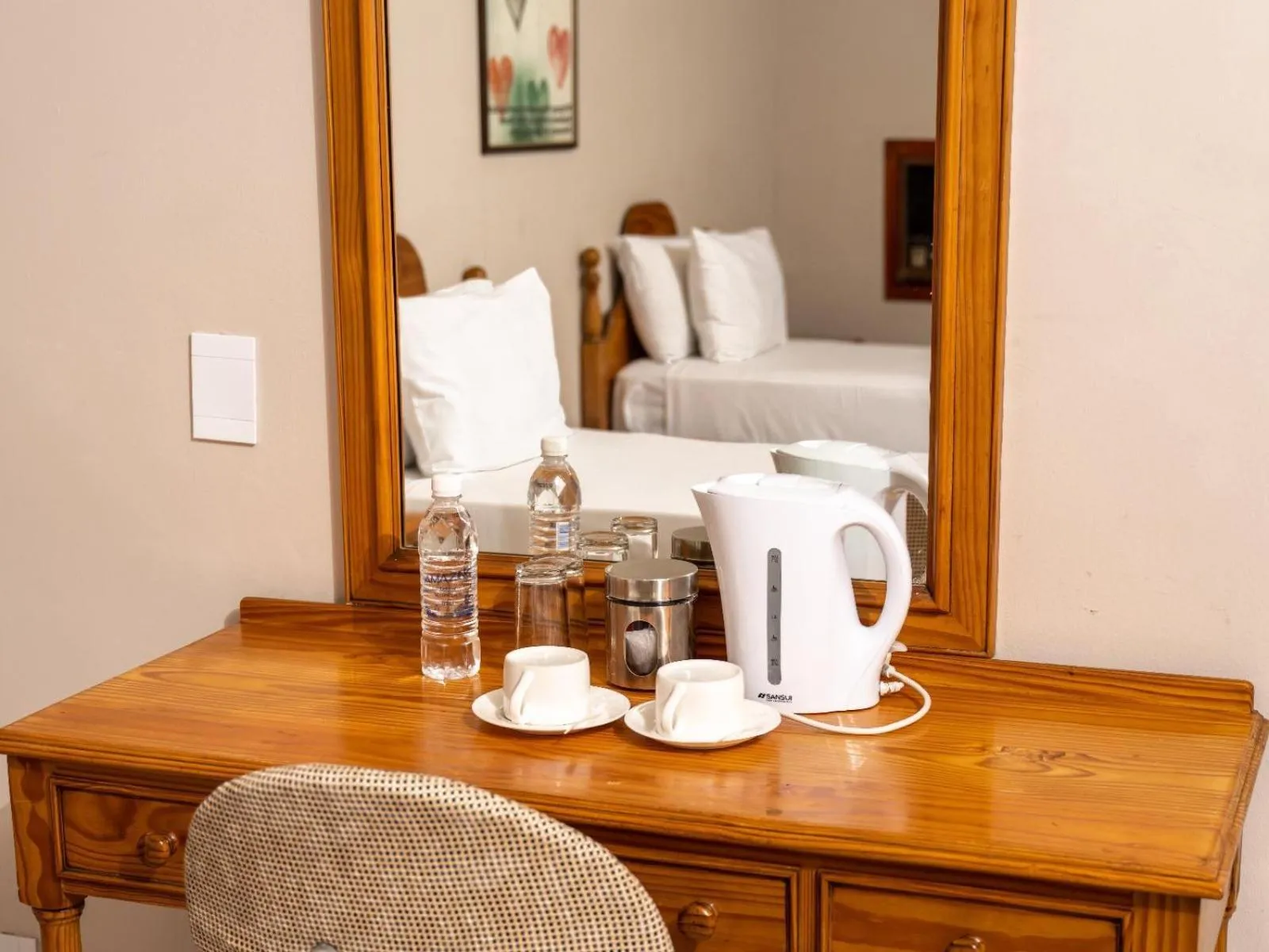 Decorative detail in Ngwenya City Hotel