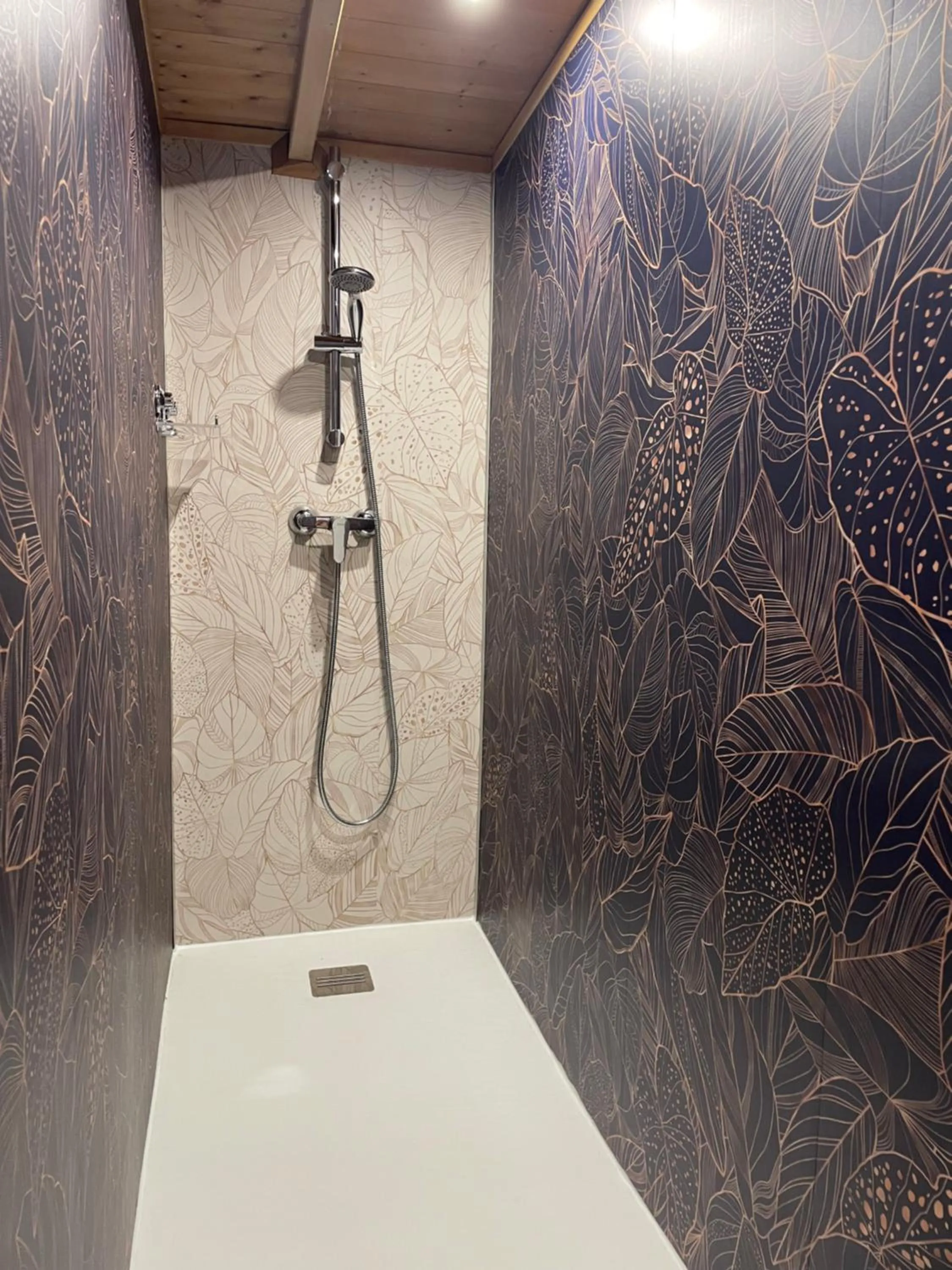 Shower in Péniche Le Pescalune - Chambre d'hôtes