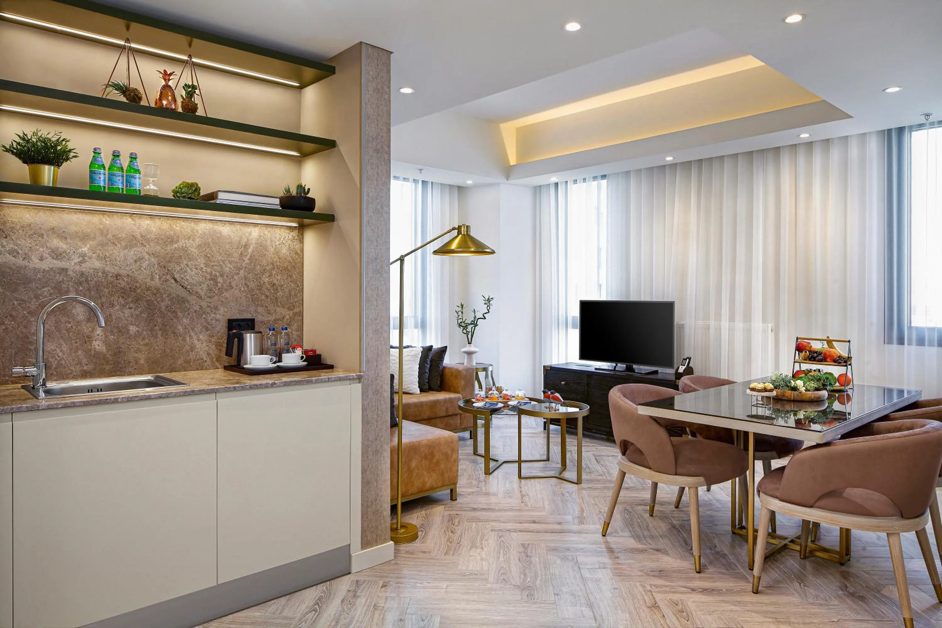 Seating area in Wanda Vista Residence