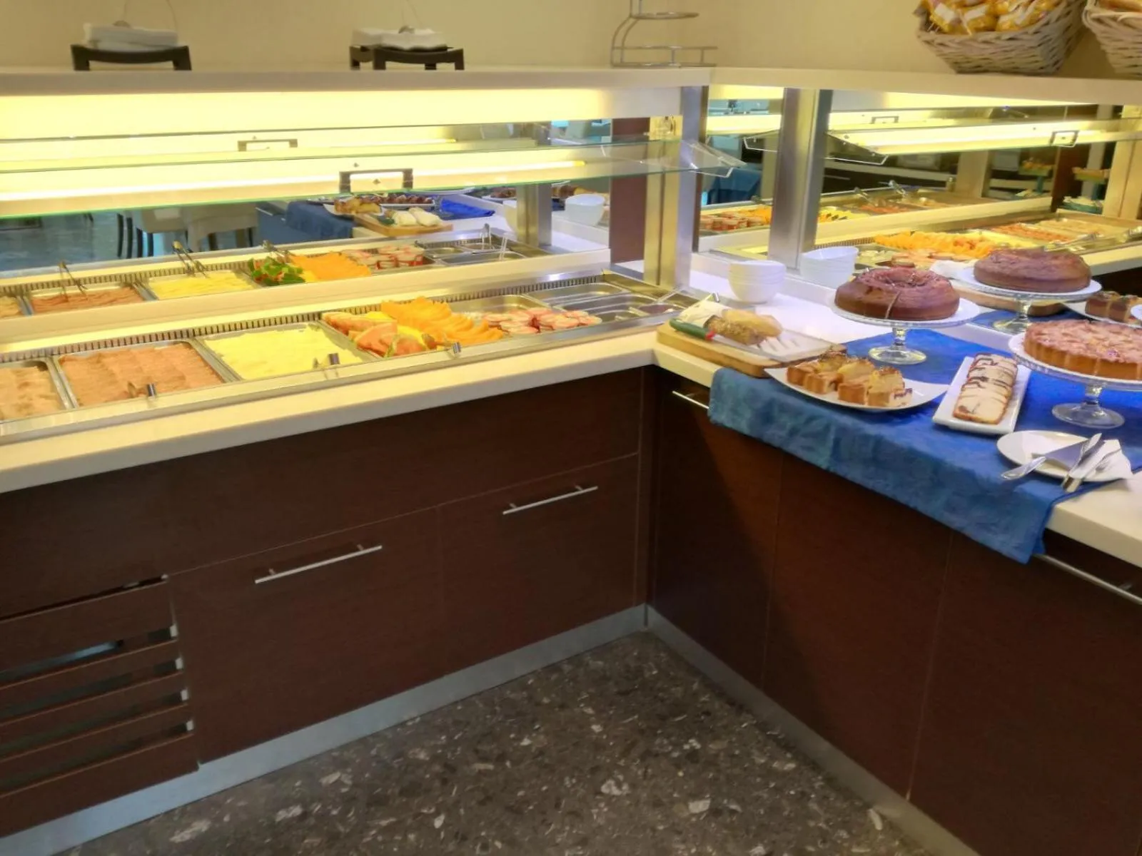 Continental breakfast in Hotel Bellevue