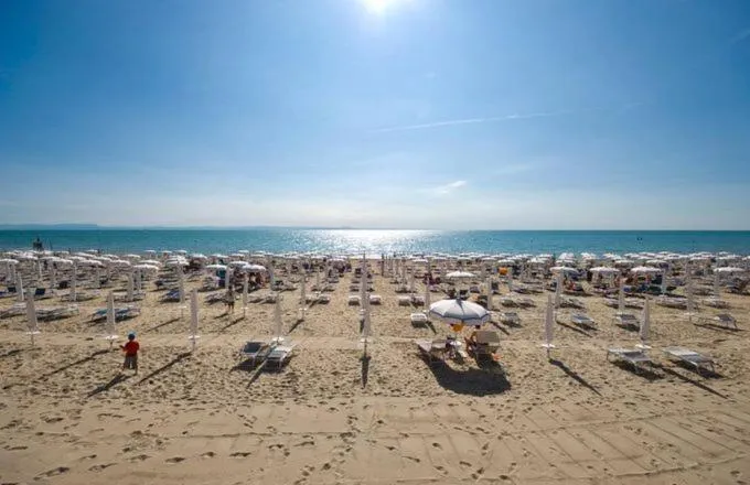 Beach in Hotel Bellevue