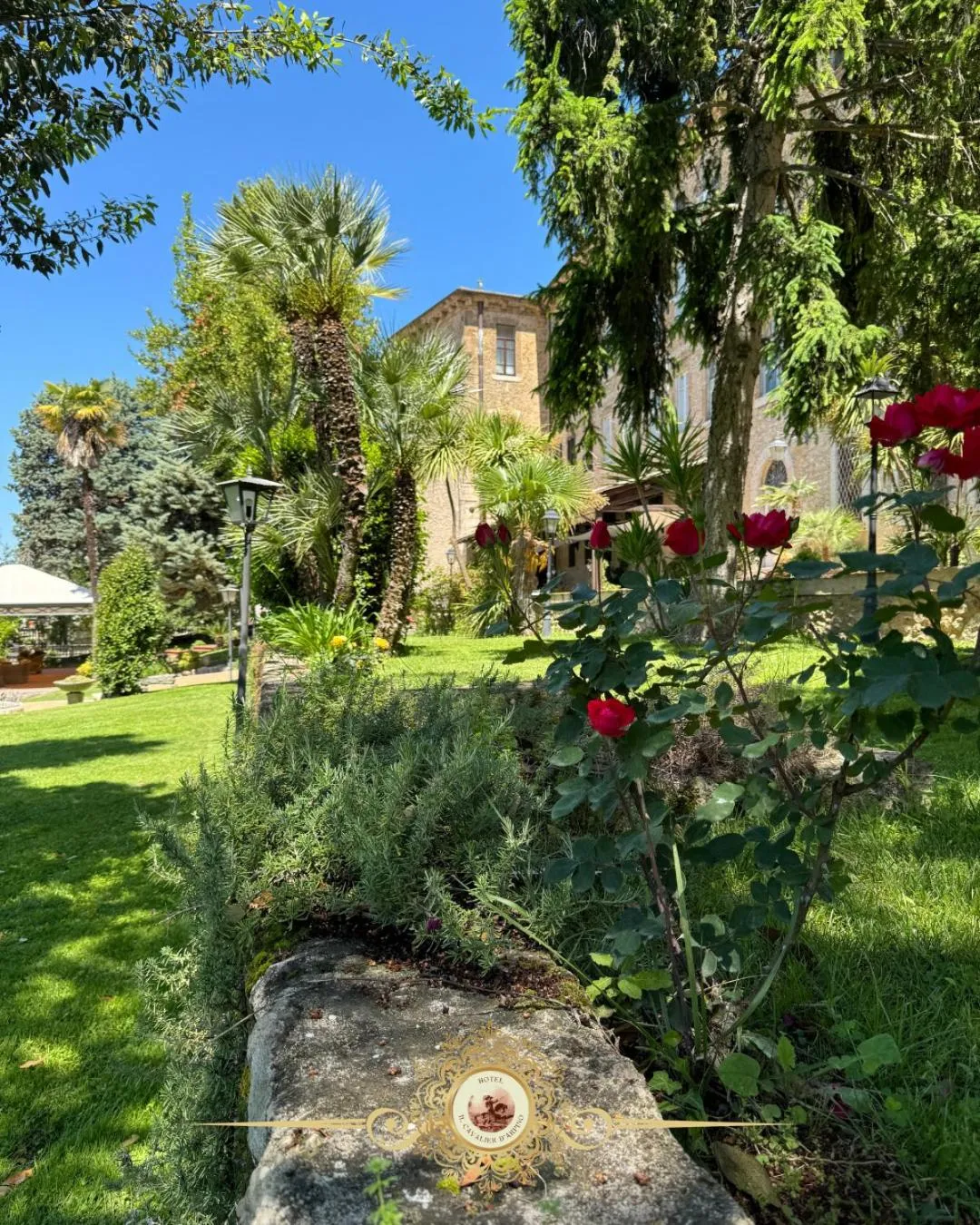 Garden in Hotel Il Cavalier D'Arpino