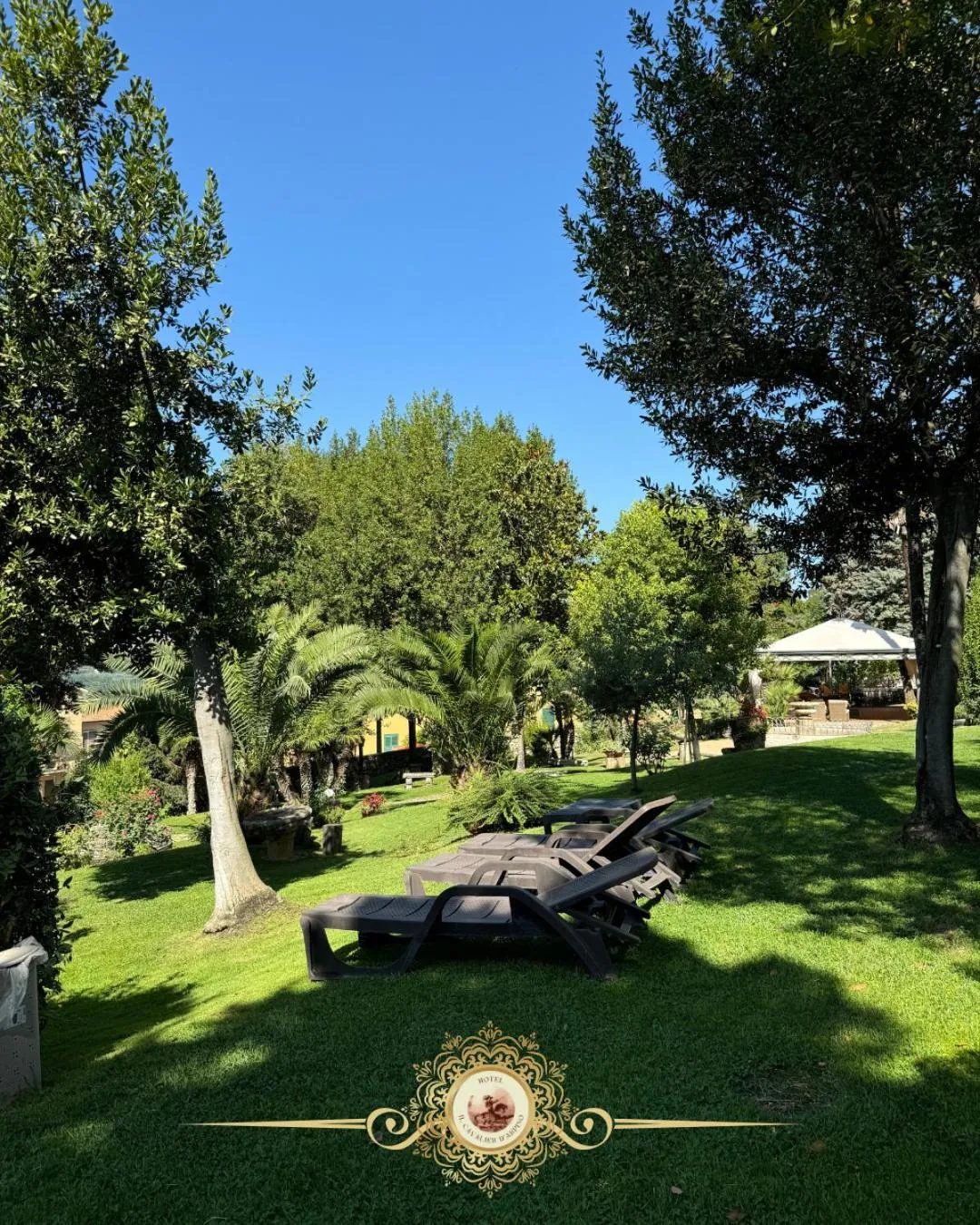 Garden in Hotel Il Cavalier D'Arpino