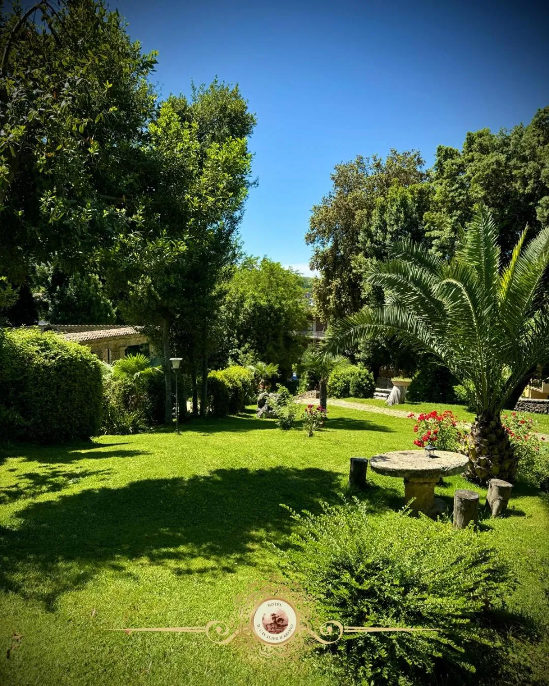 Garden in Hotel Il Cavalier D'Arpino