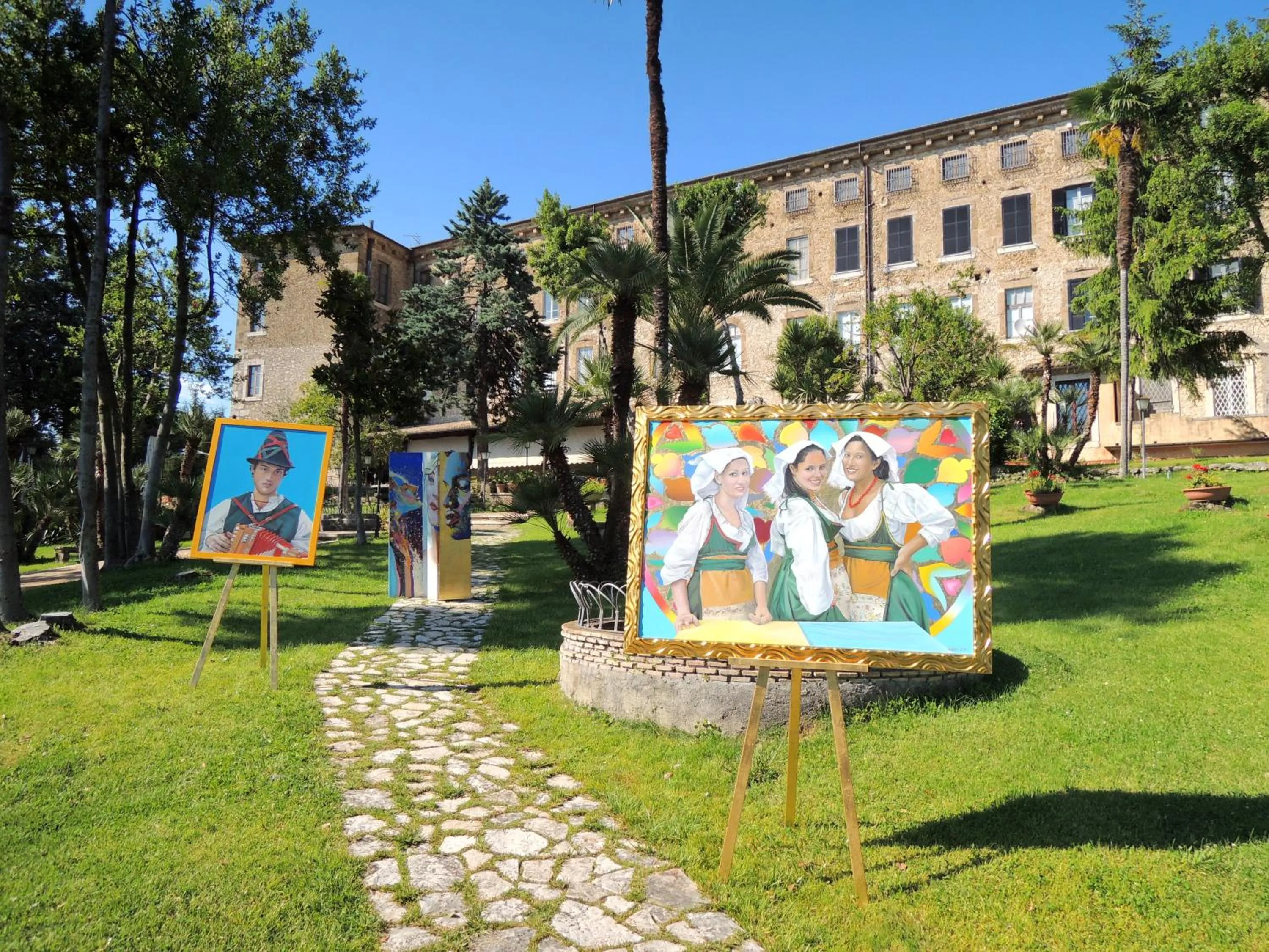 Garden in Hotel Il Cavalier D'Arpino