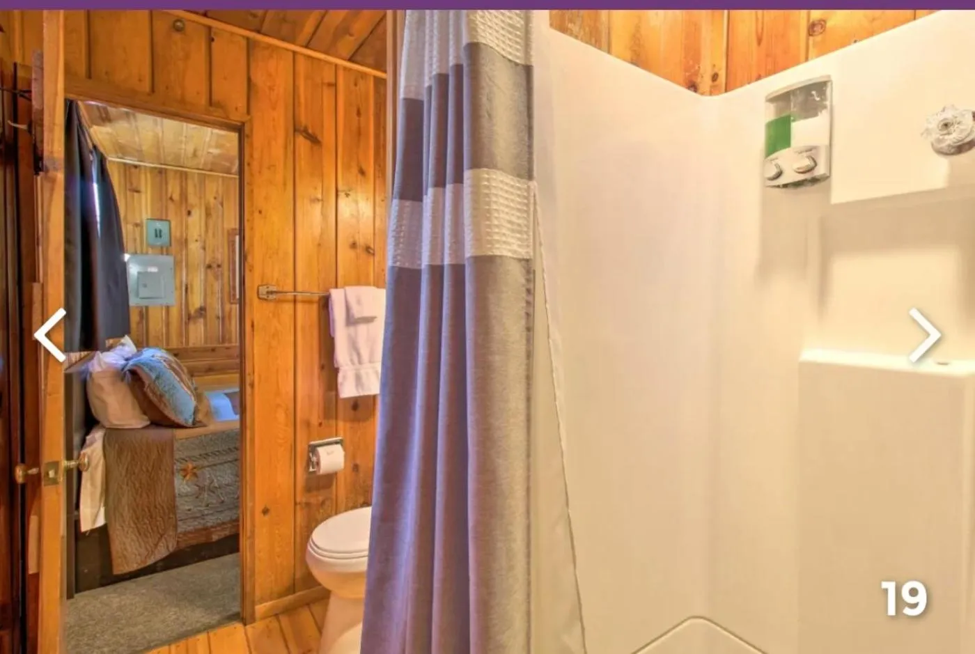 Bathroom in Hidden Rest Cabins and Resort