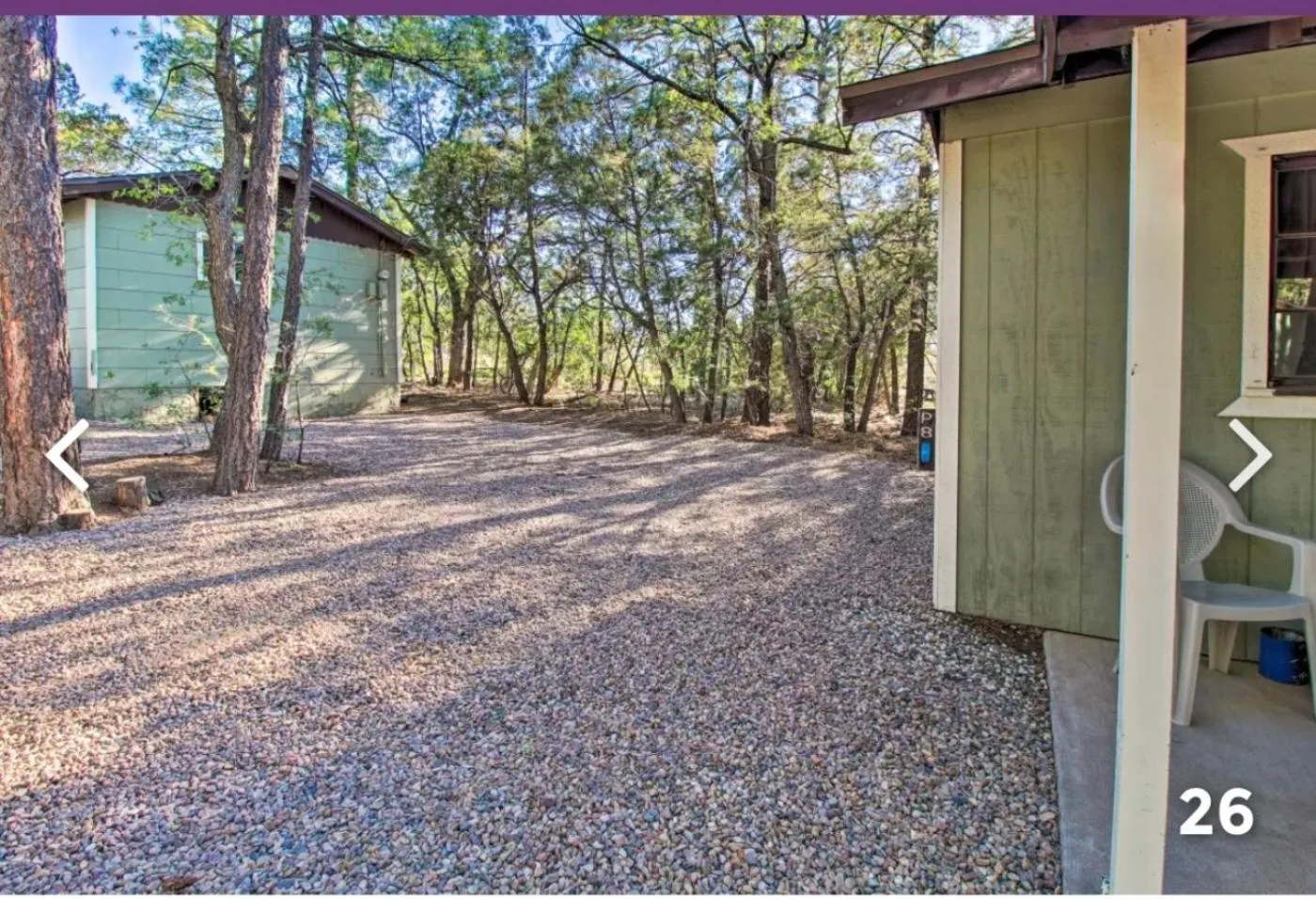 Parking in Hidden Rest Cabins and Resort