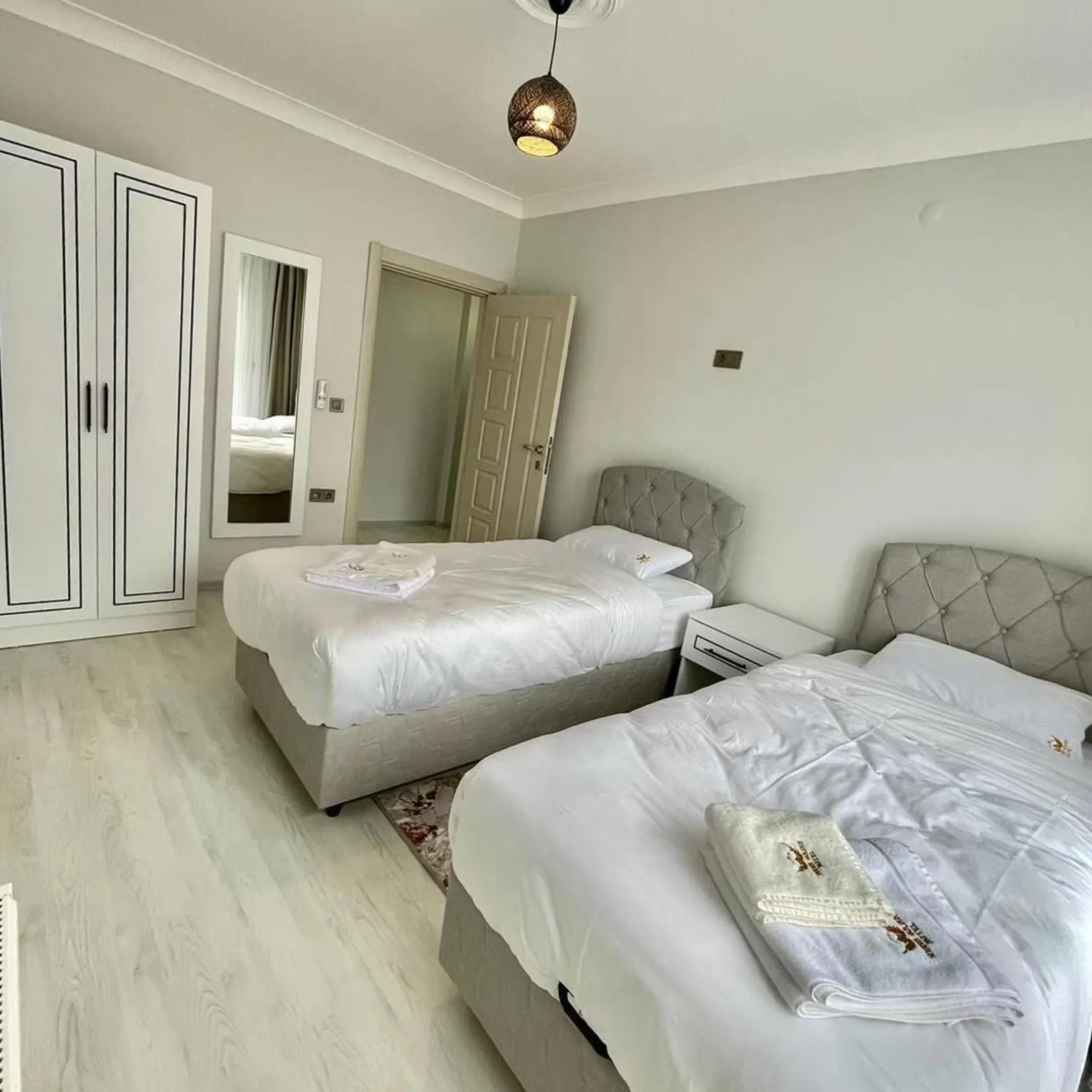 Bed in Shahin Golden Hotel الصقر الذهبي للشقق الفندقية