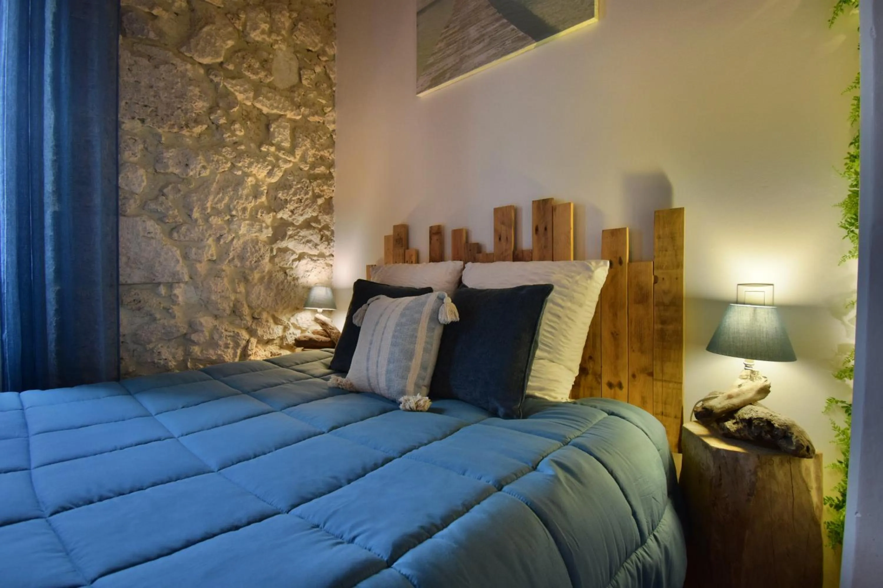 Bed in Chambre d'hôtes Le Bol d'Air avec jacuzzi