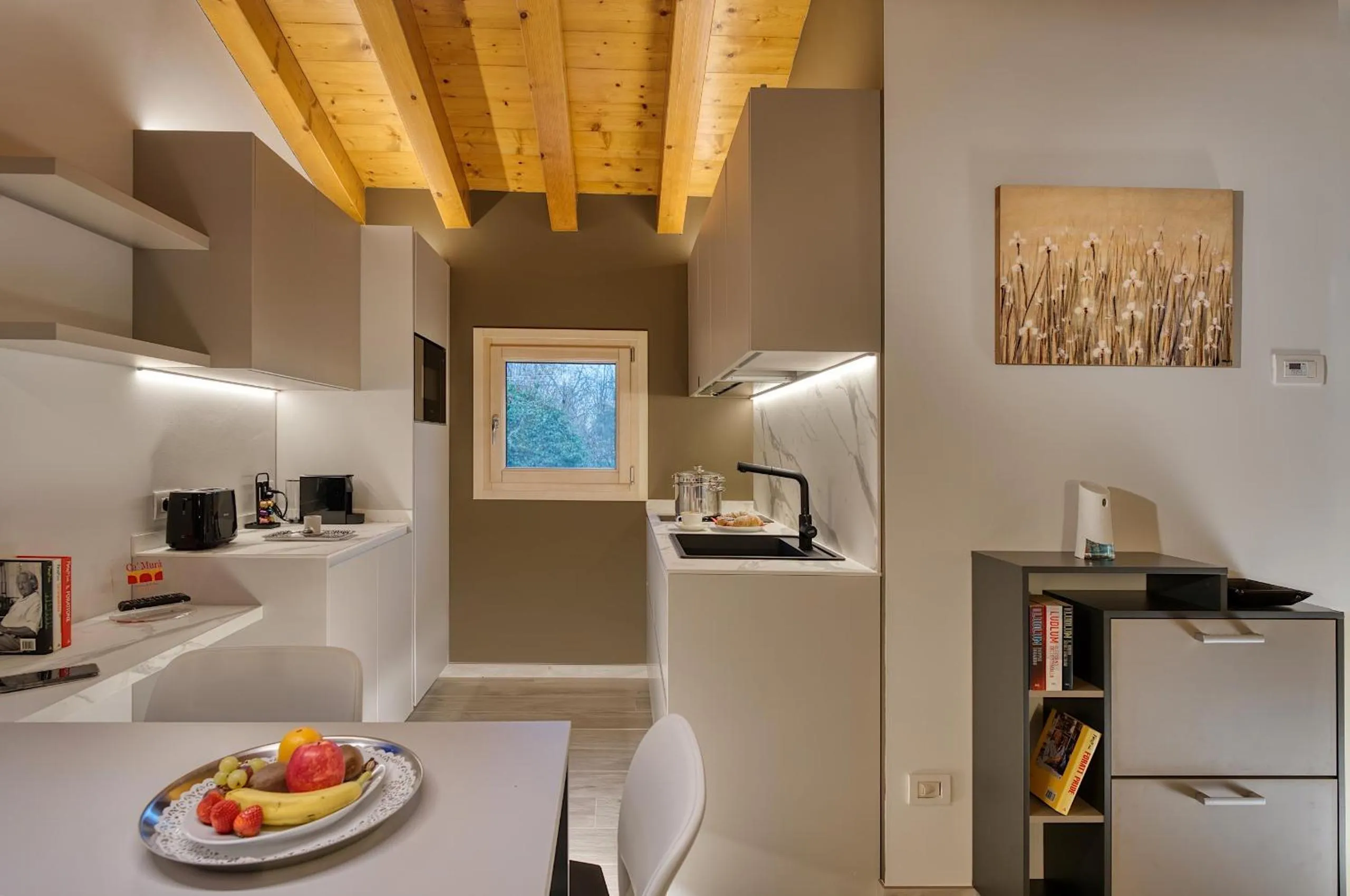 Kitchen or kitchenette in Ca' Murà Natura e Resort