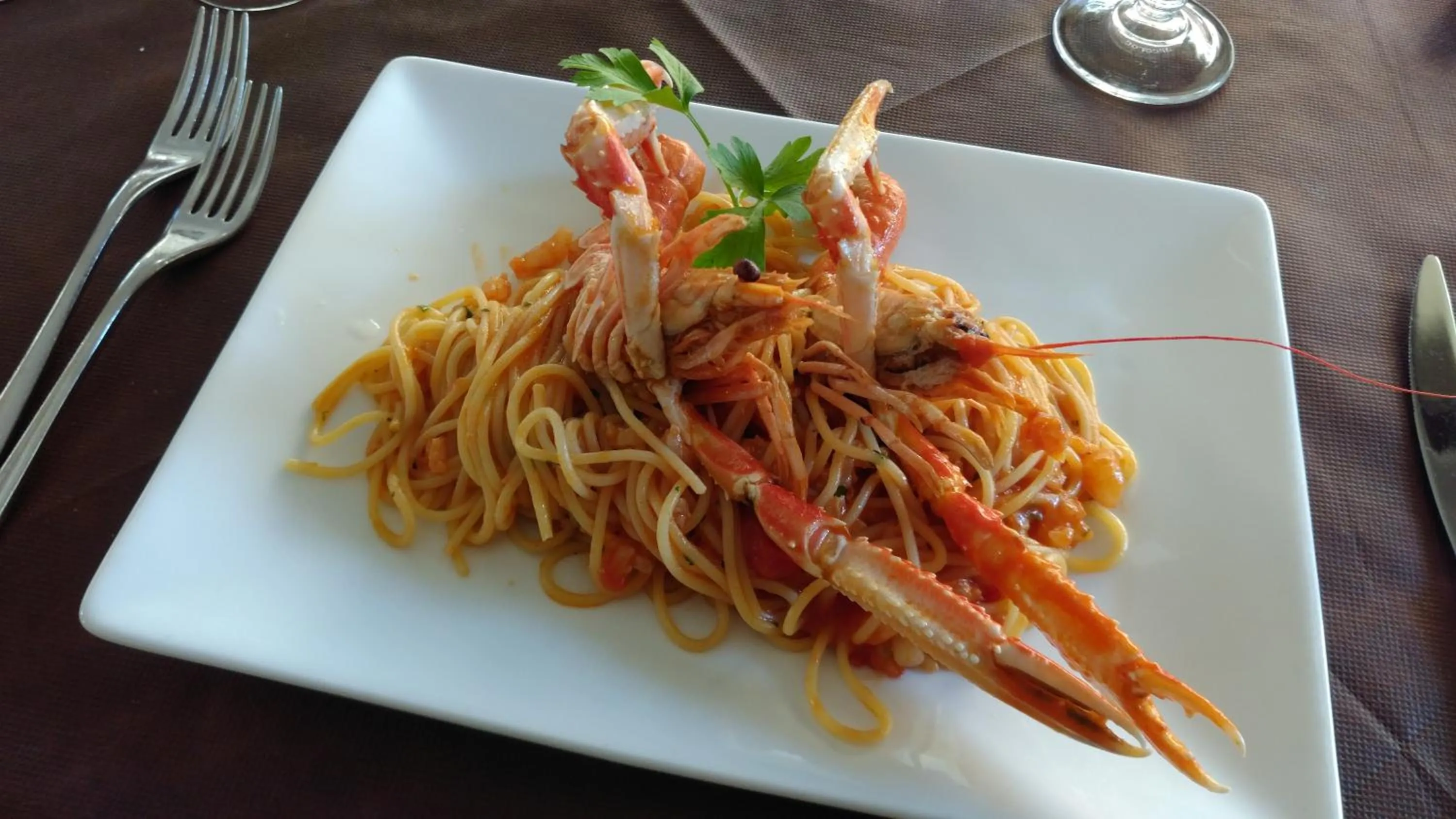 Food close-up in Croce Bianca