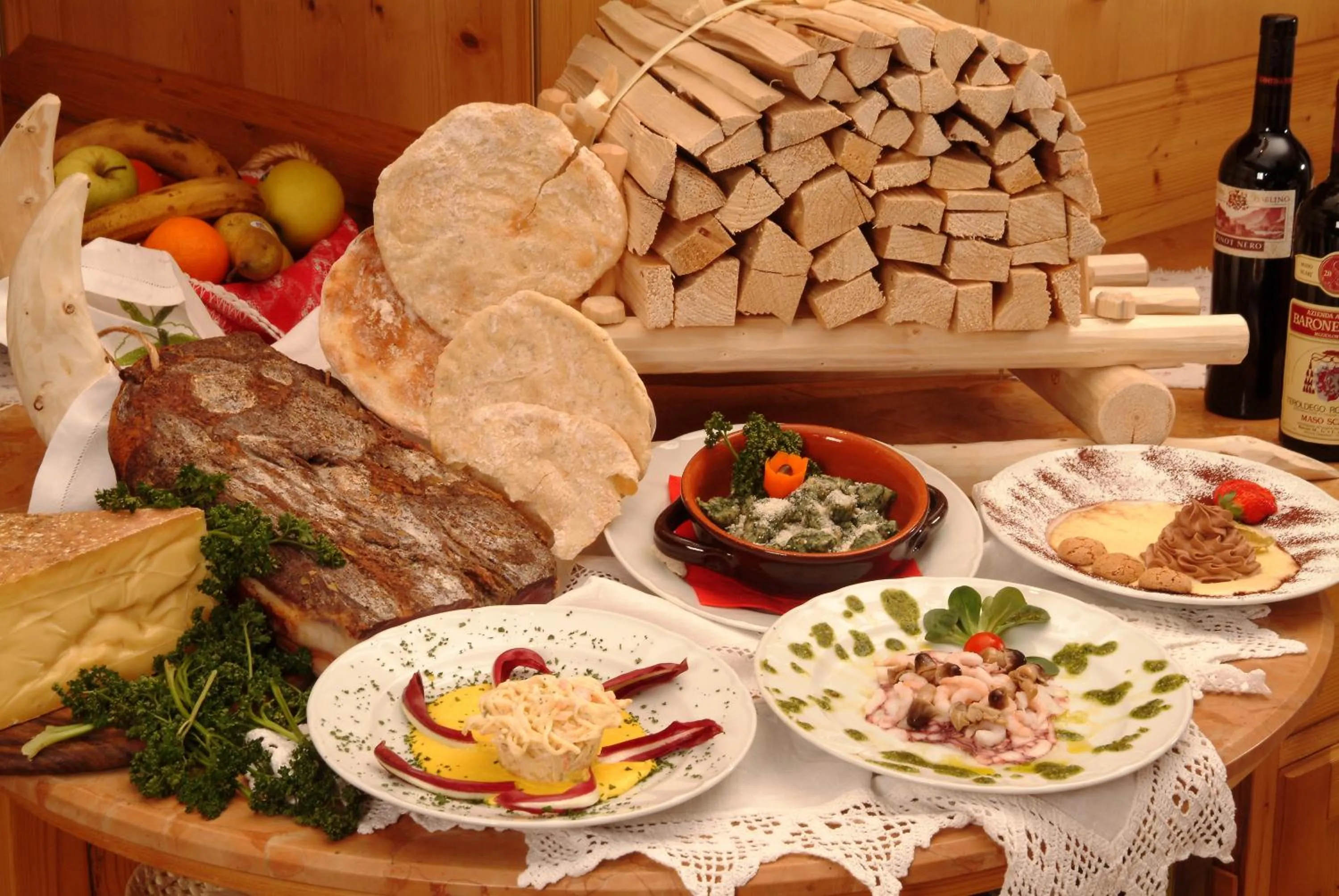 Food in Romantic Charming Hotel Rancolin