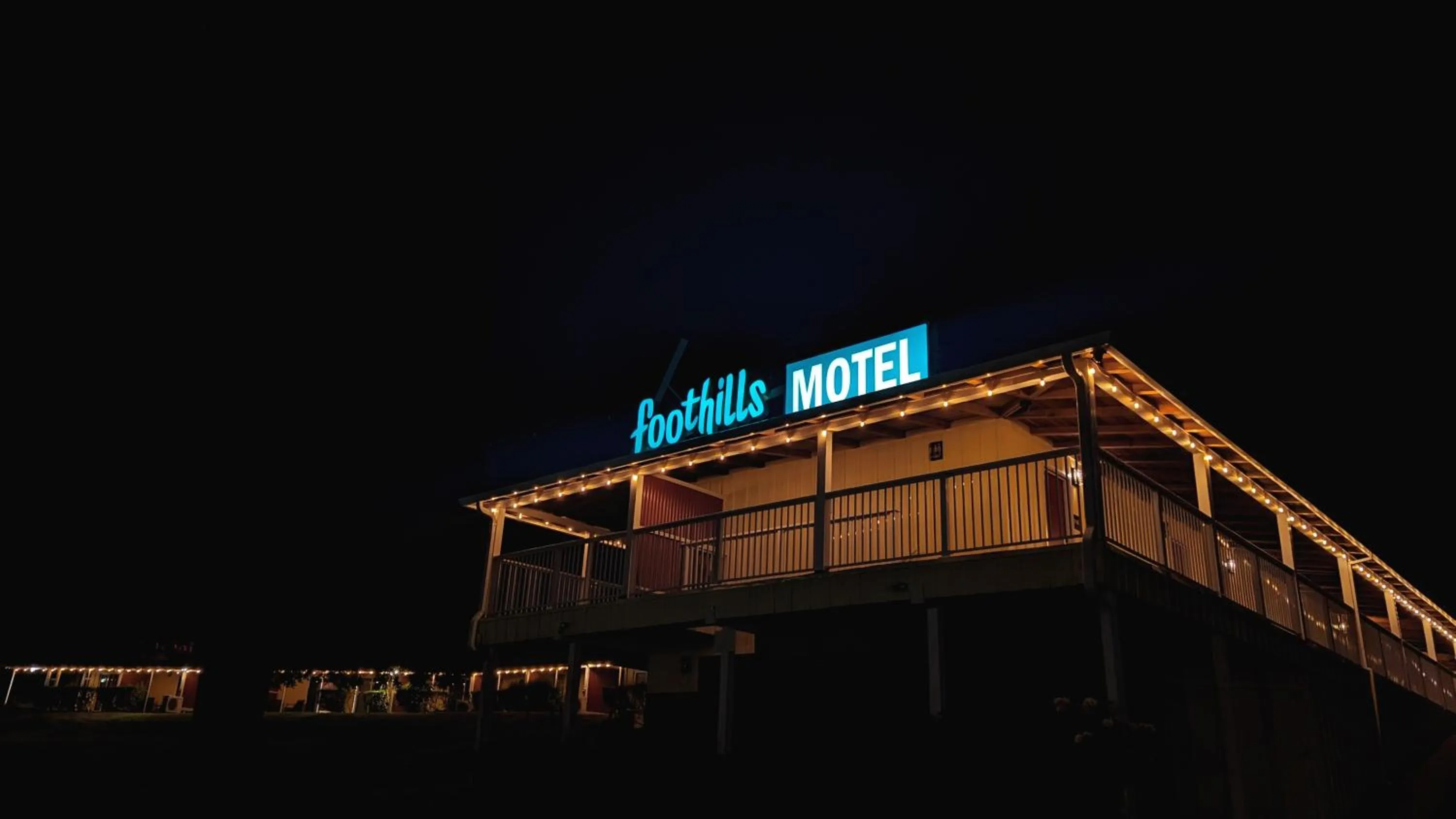 Property logo or sign in Foothills Motel