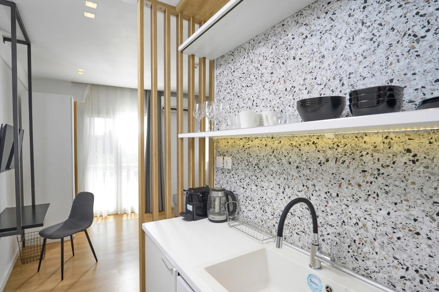 kitchen in Elephant Suites