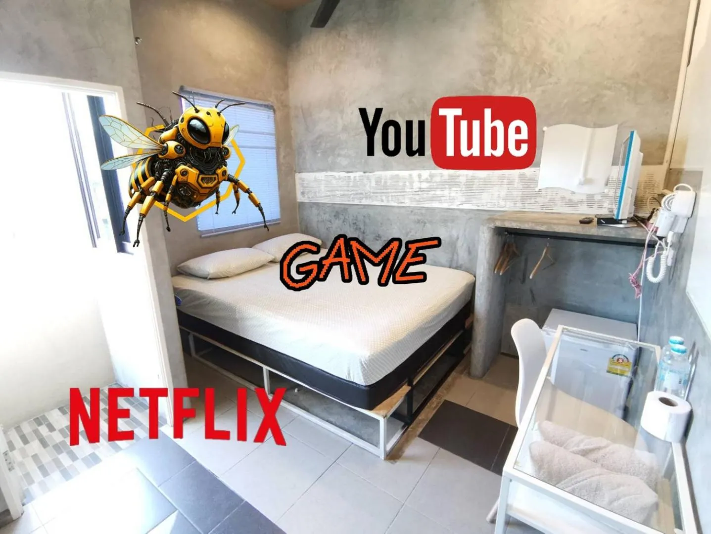 Bed in Hive28
