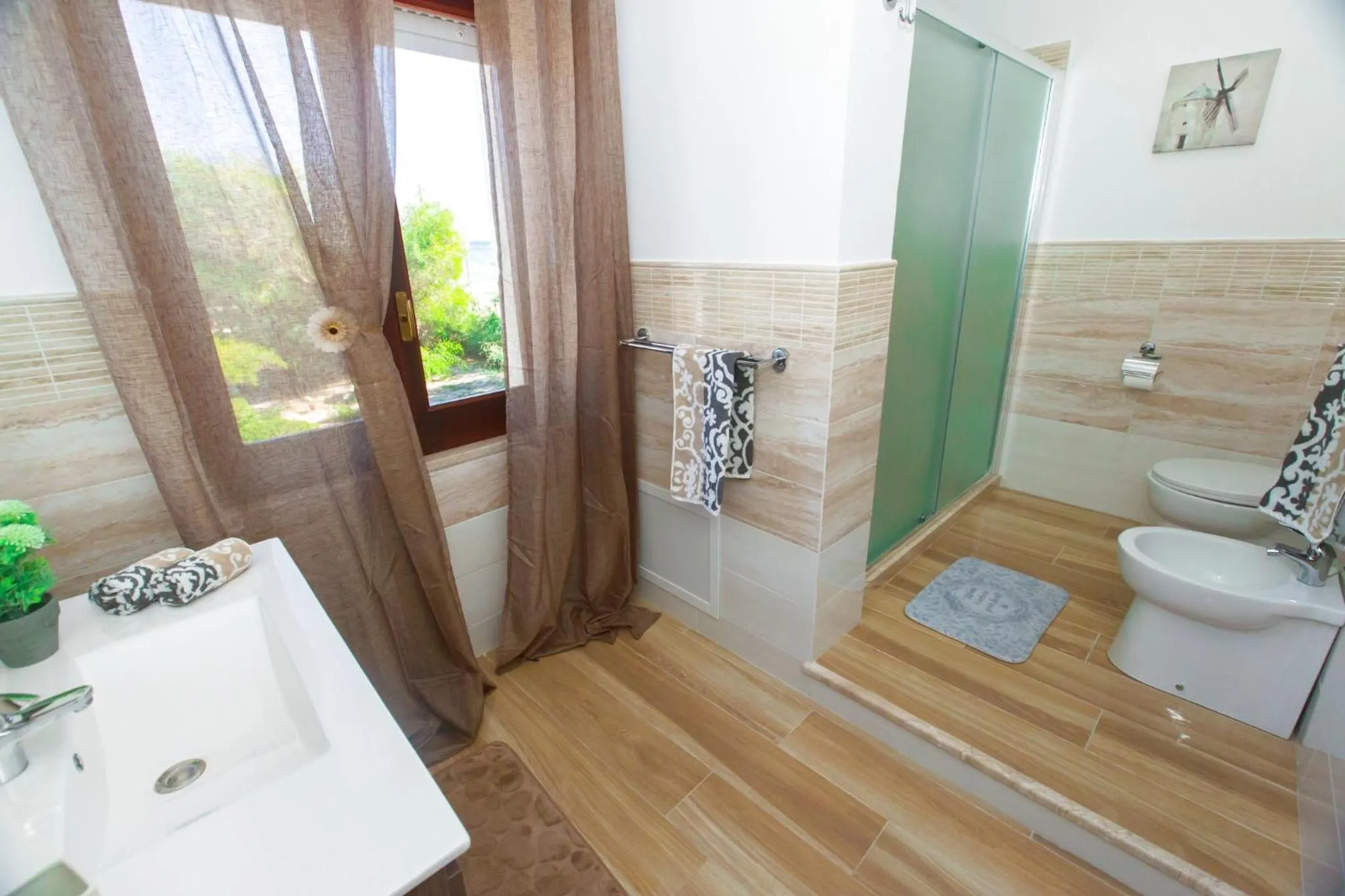 Shower in Villa Blue Sea - Xenia Sicily Villas