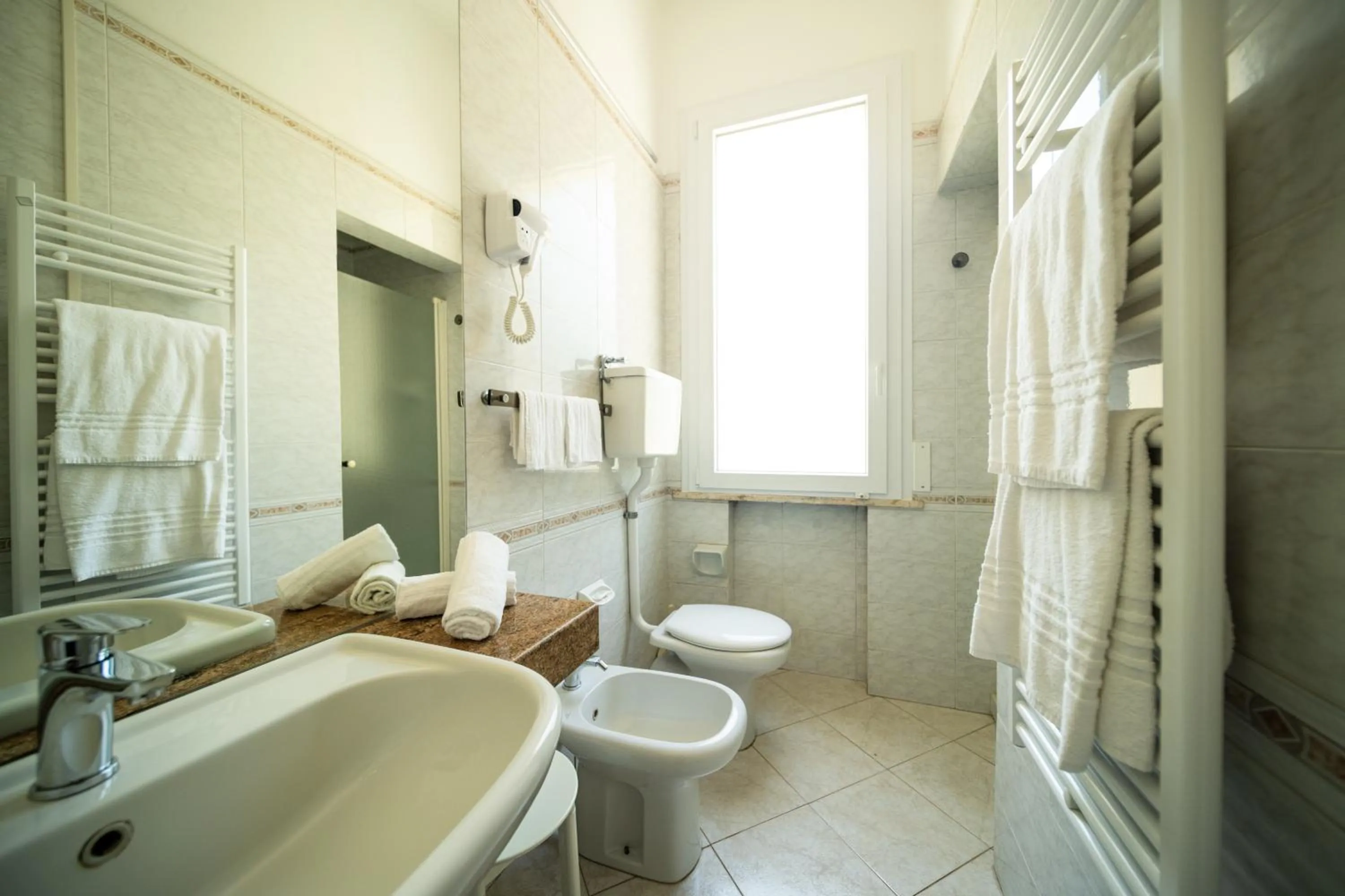 Bathroom in Hotel Rosabianca