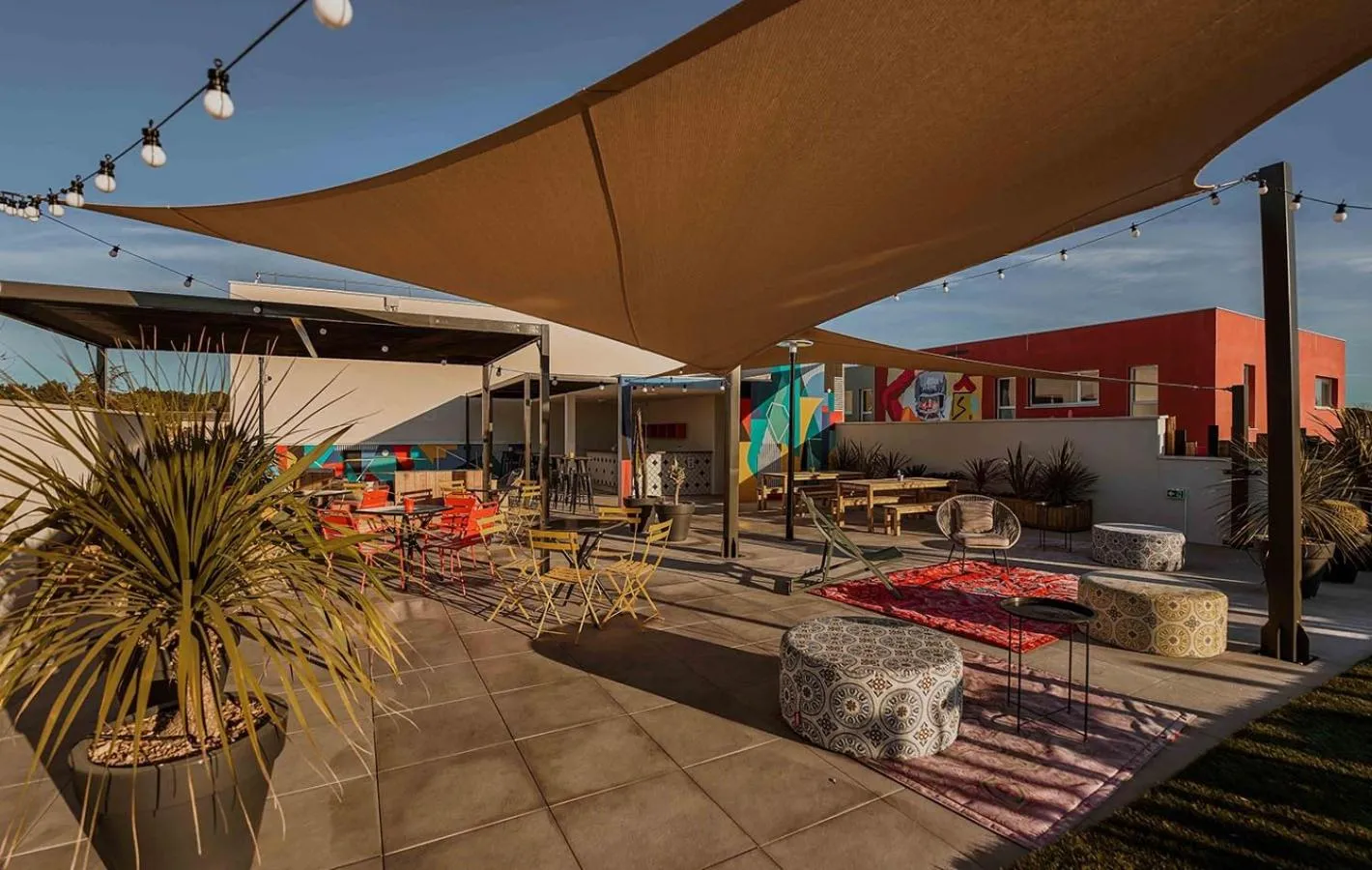 Patio in Kabane Montpellier