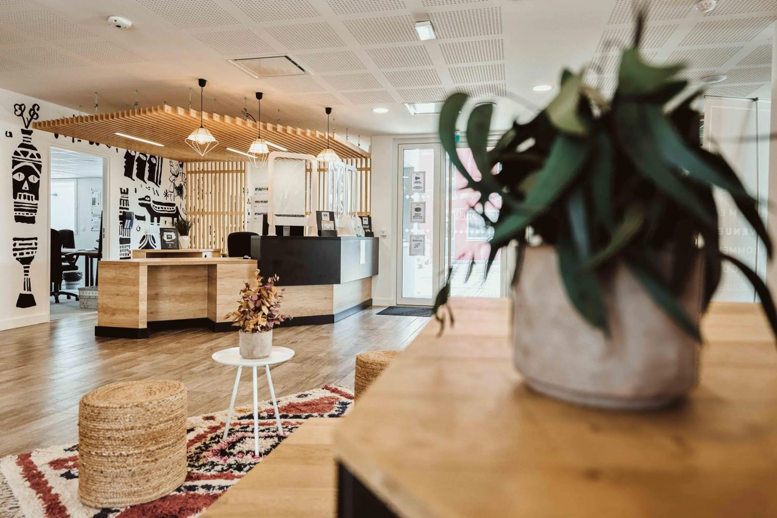 Lobby or reception in Kabane Montpellier