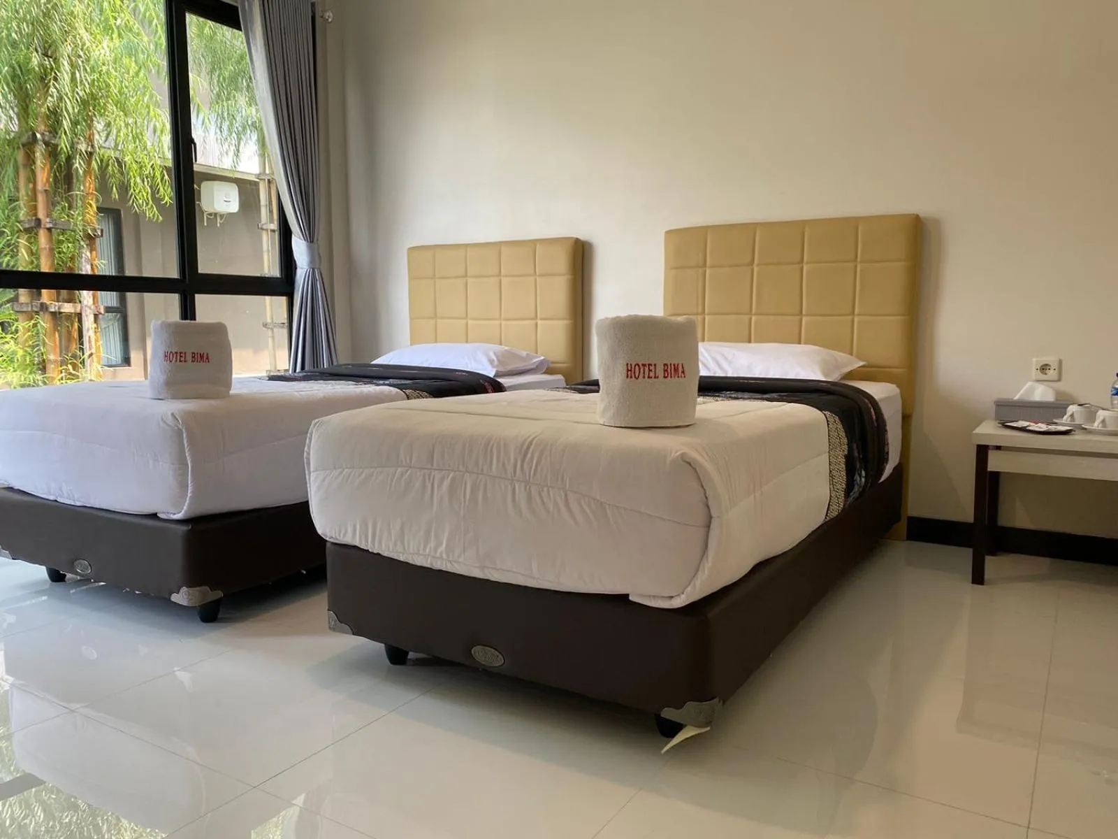 Bed in Hotel Bima Majalengka