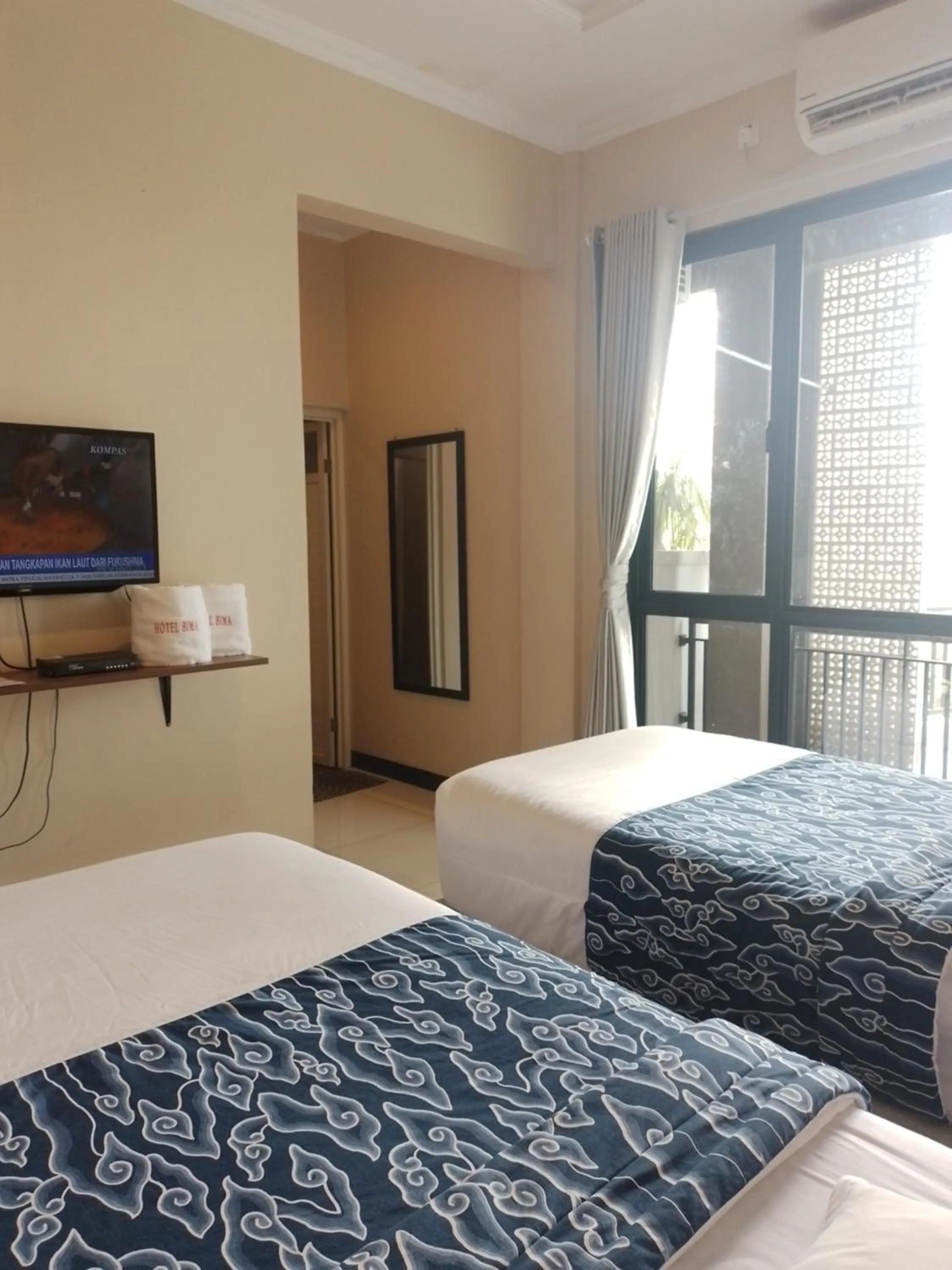 Bed in Hotel Bima Majalengka