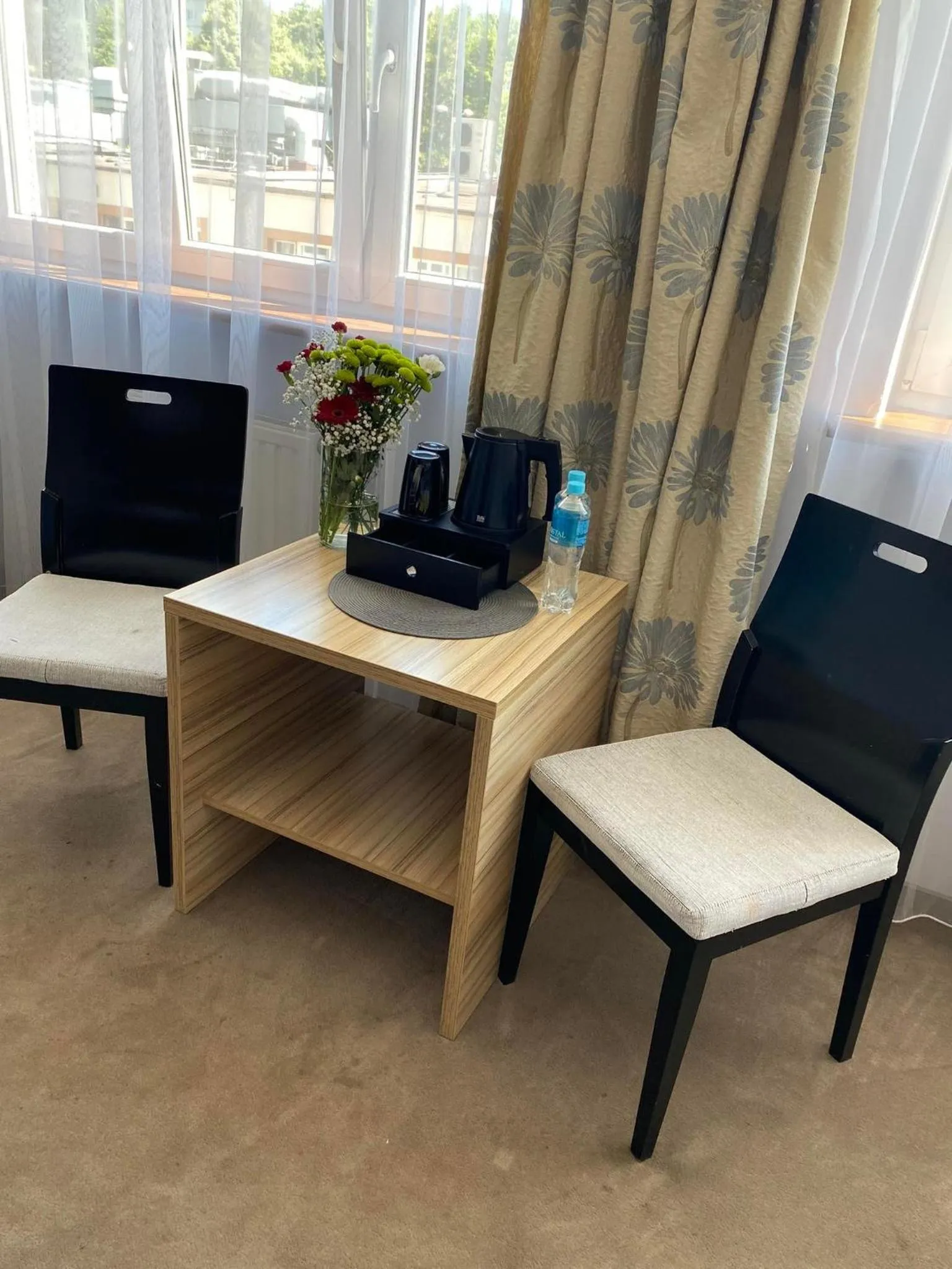 Communal lounge/ TV room in Hotel Alpex