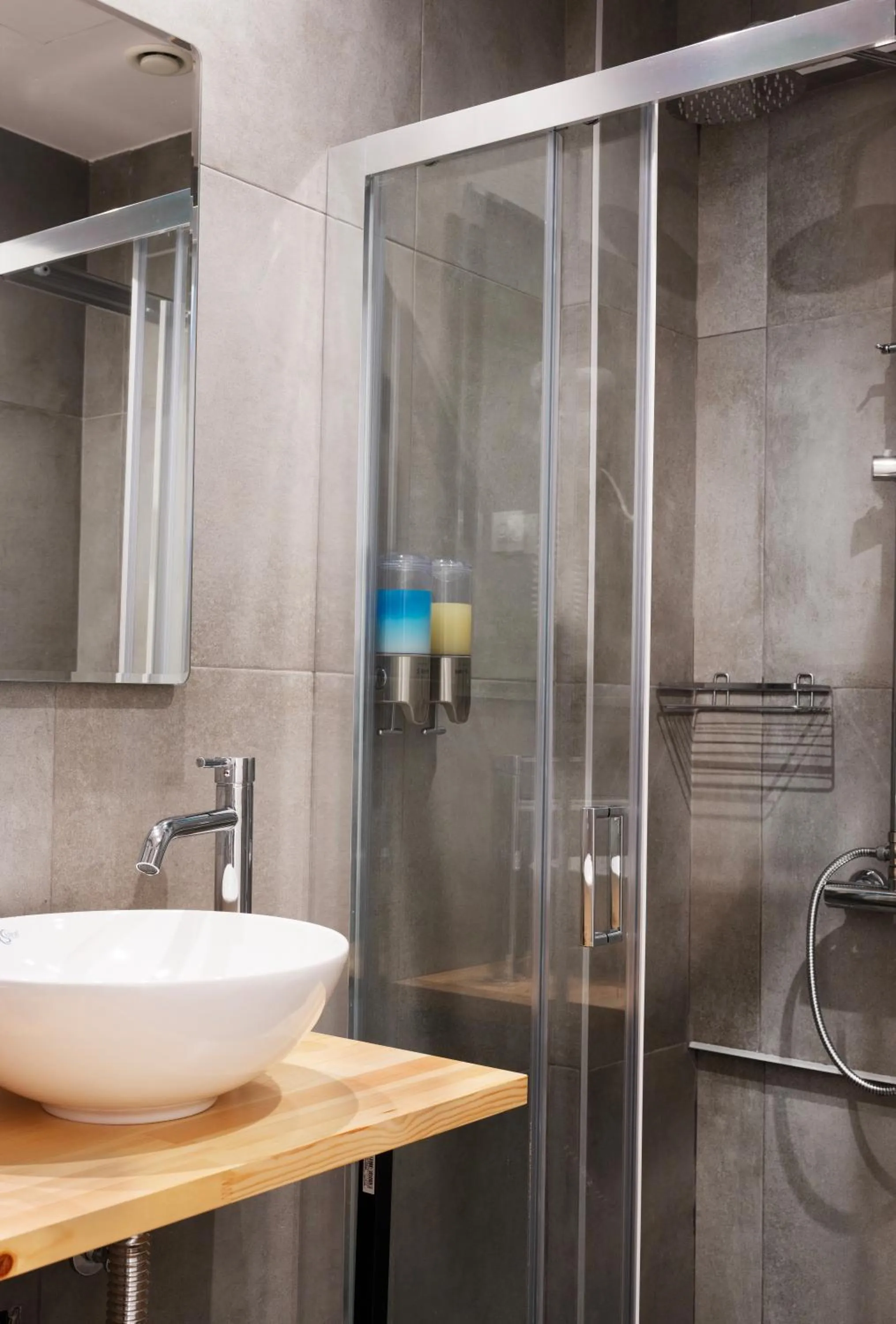 Shower in Olvia Suites