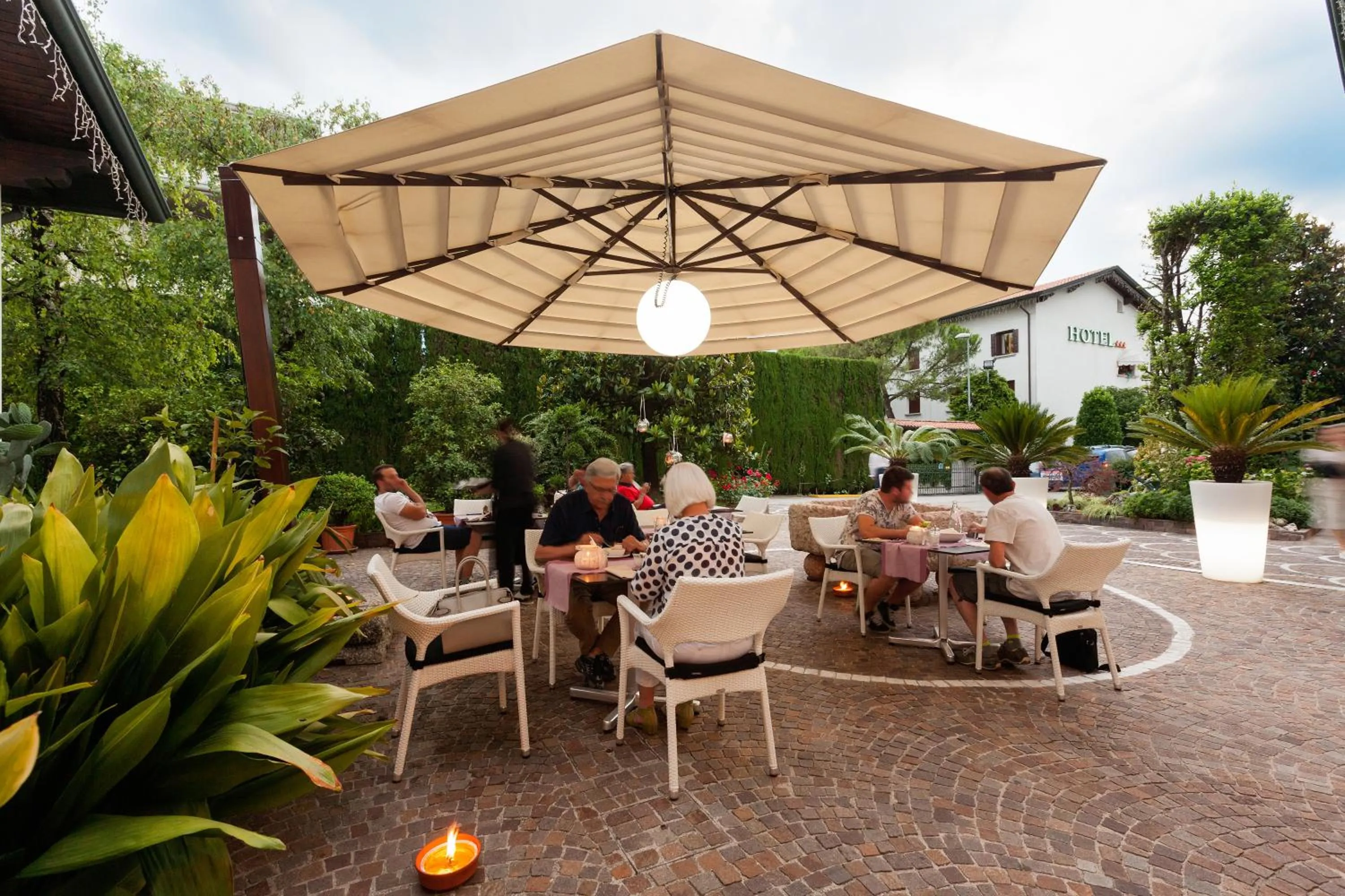 Patio in Hotel Prata Verde