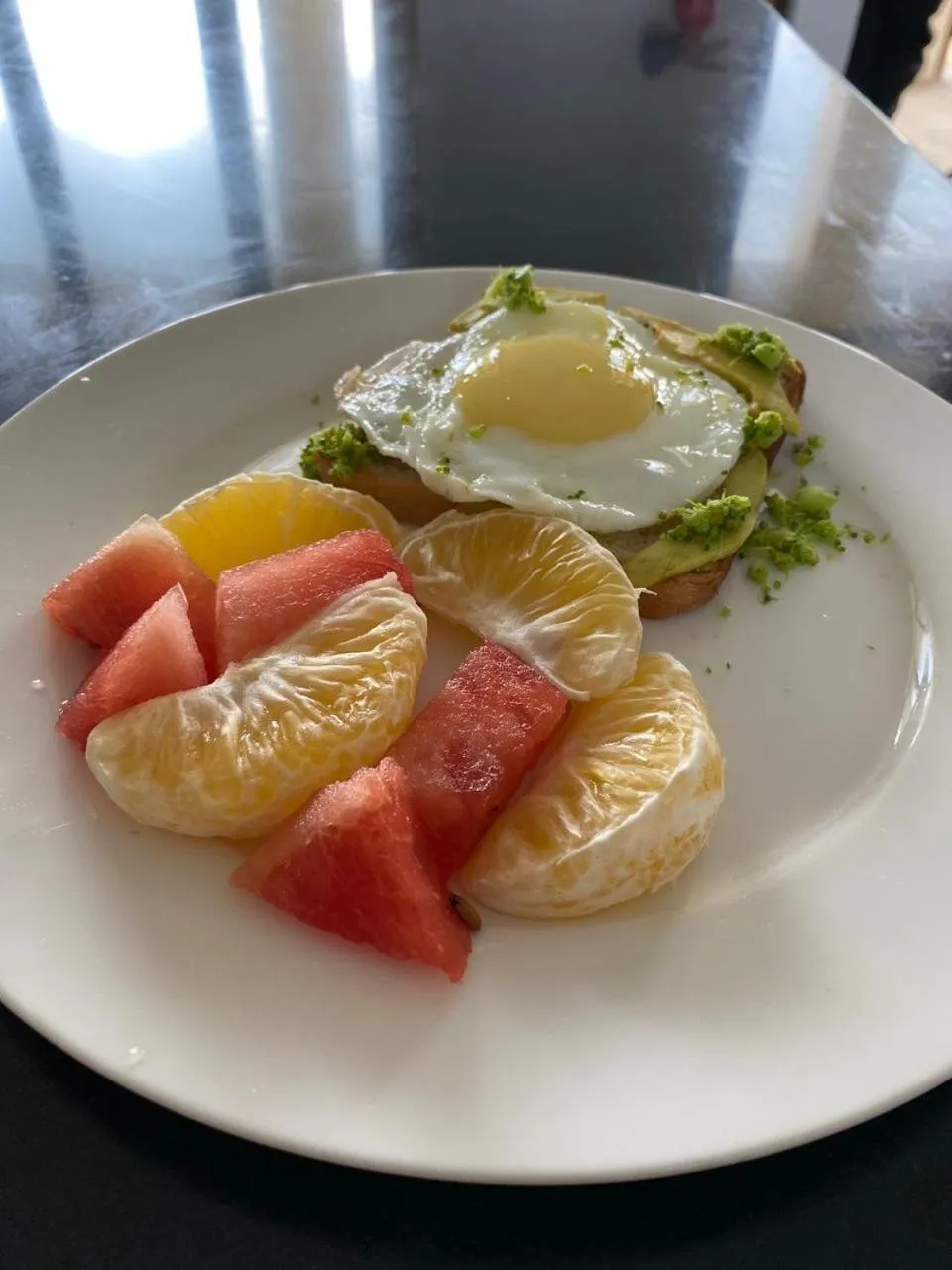 Food in Ocean Breeze Hotel